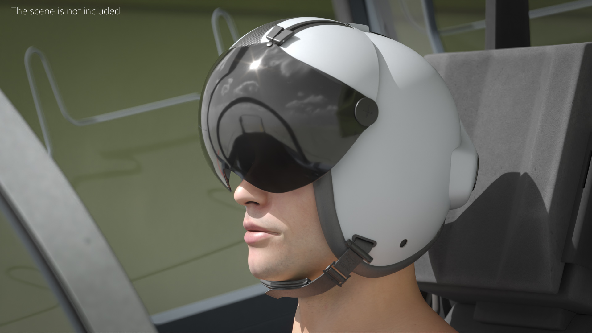Elbit Systems JHMCS II Pilot Helmet Gray Black, view 2