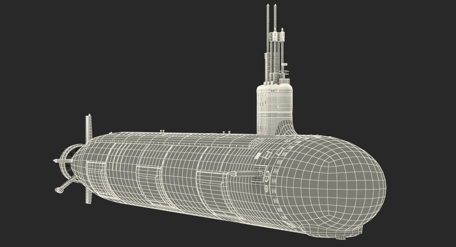 US Submarine Virginia SSN 774 3D model