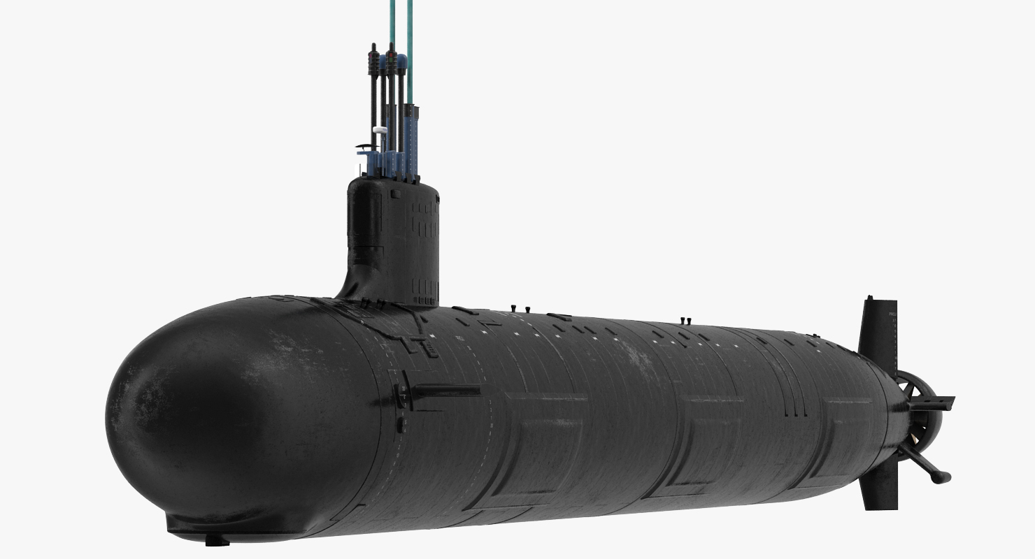 US Submarine Virginia SSN 774 3D model