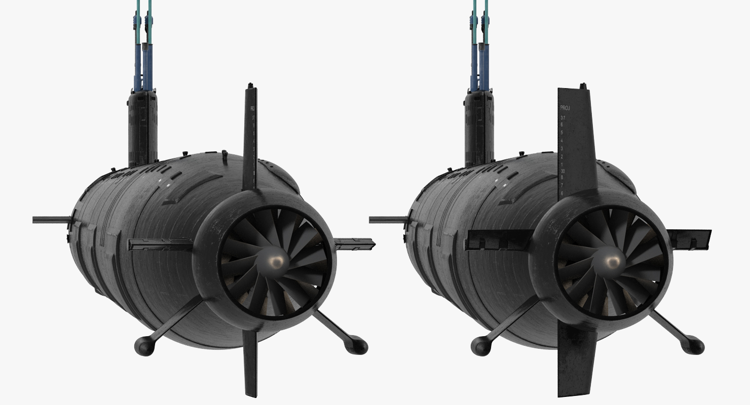 US Submarine Virginia SSN 774 3D model