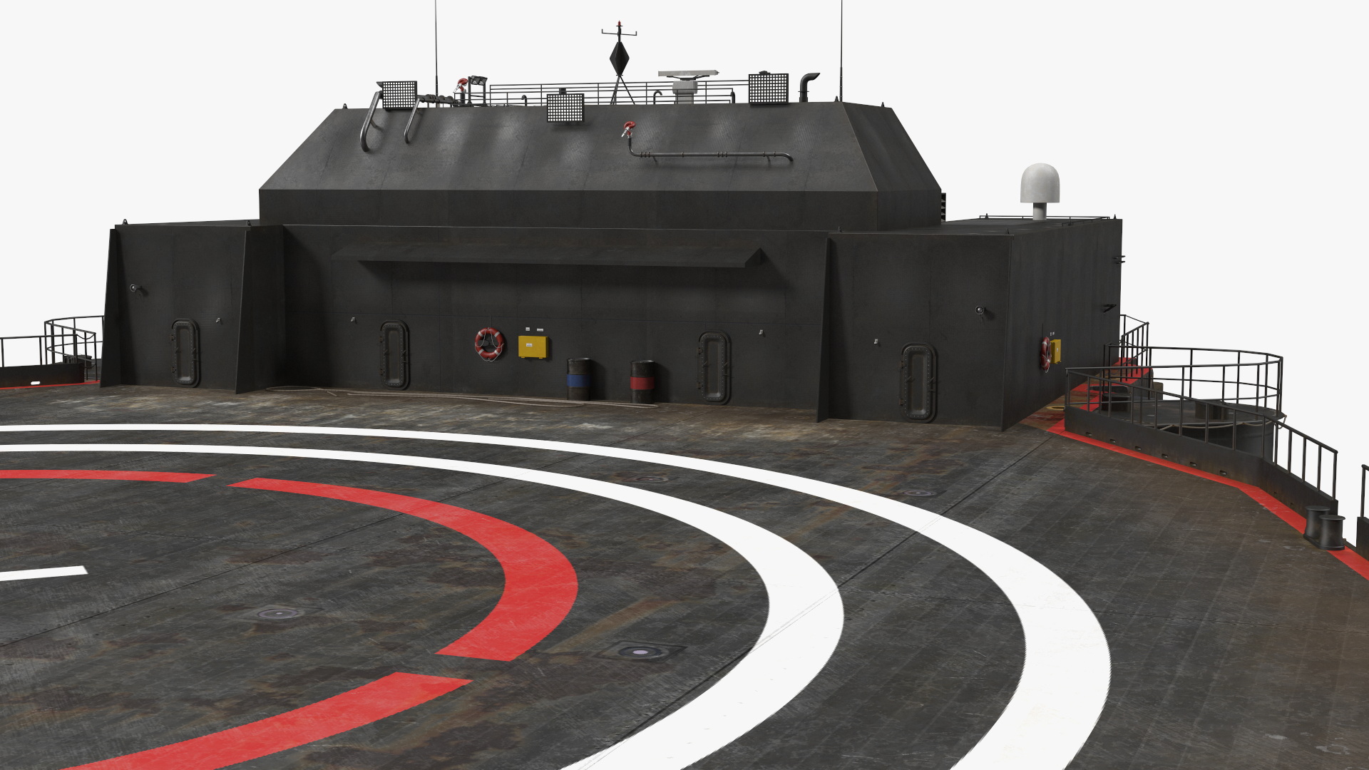 3D Autonomous Spaceport Drone Ship