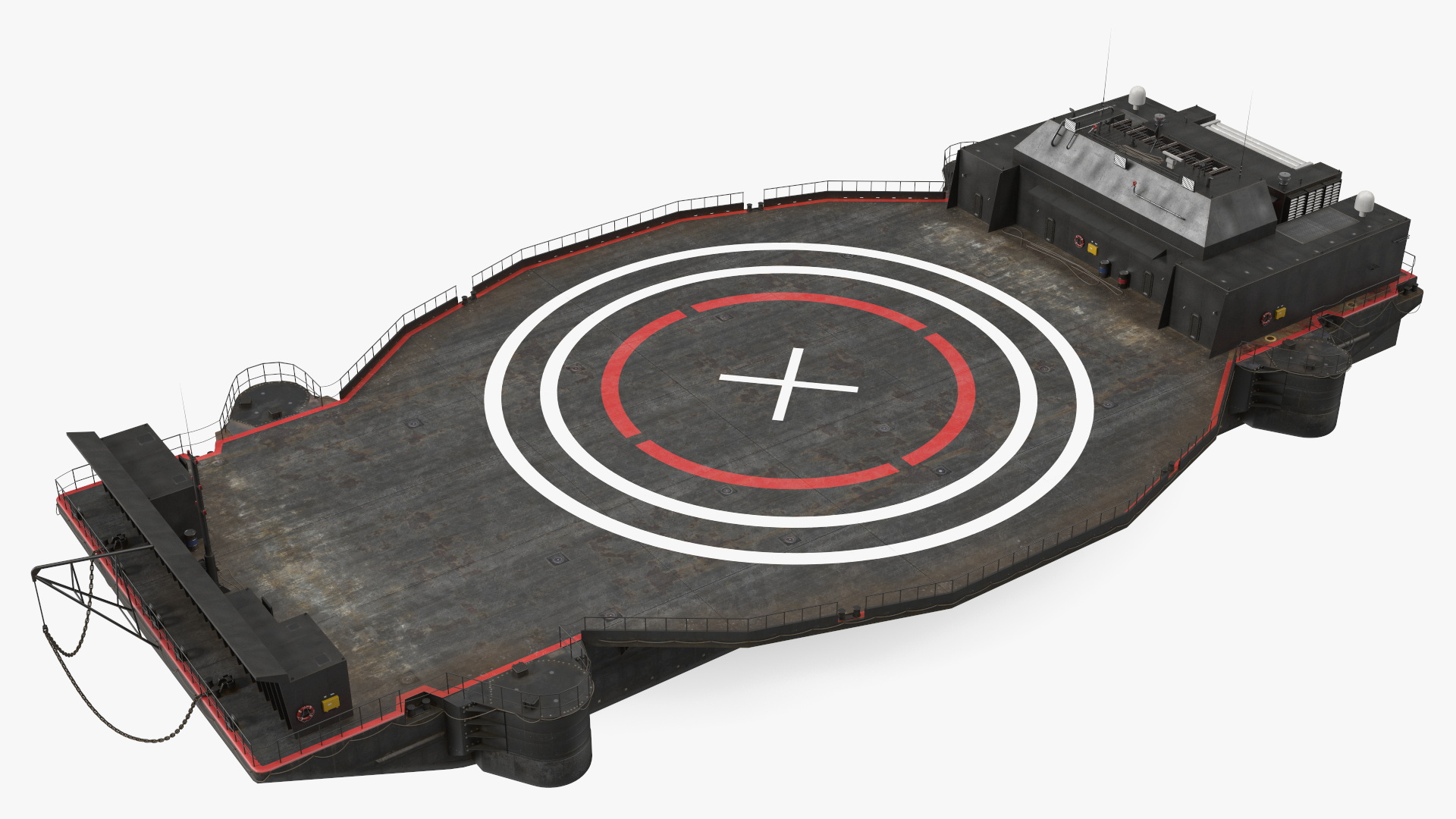 3D Autonomous Spaceport Drone Ship