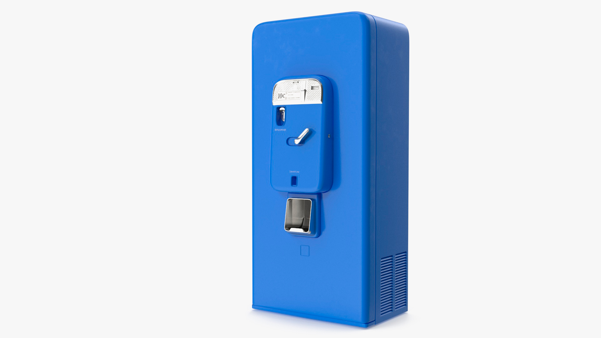 3D Vintage Soda Vending Machine model