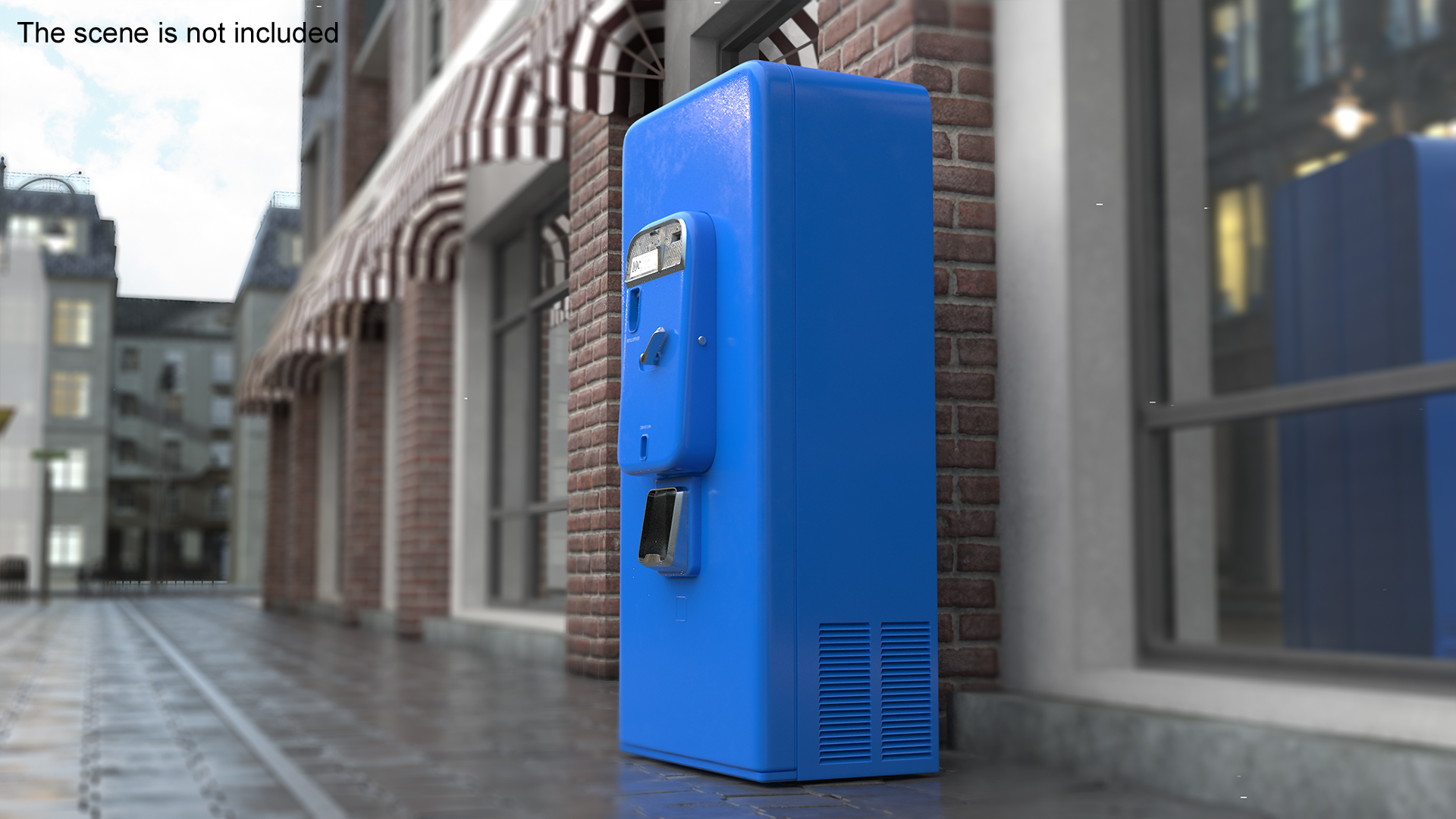3D Vintage Soda Vending Machine model