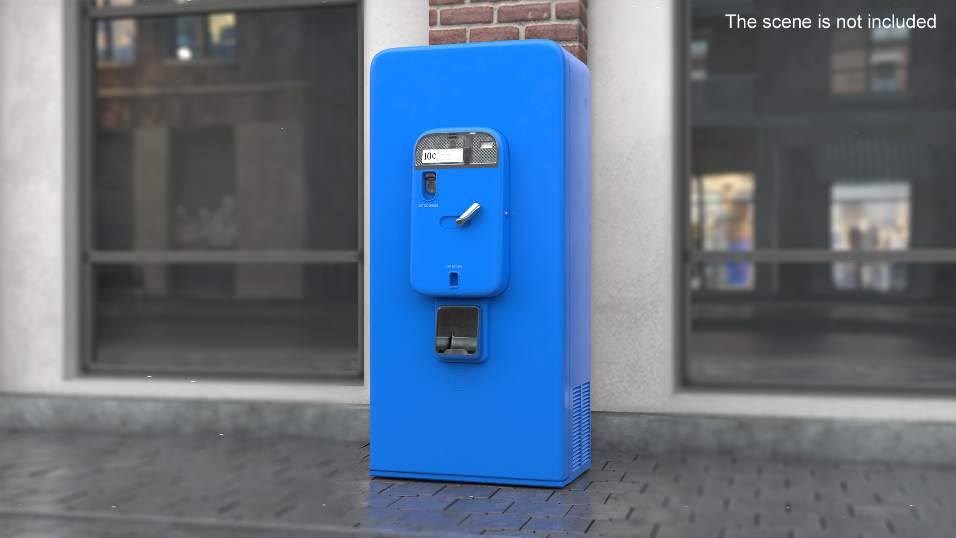3D Vintage Soda Vending Machine model