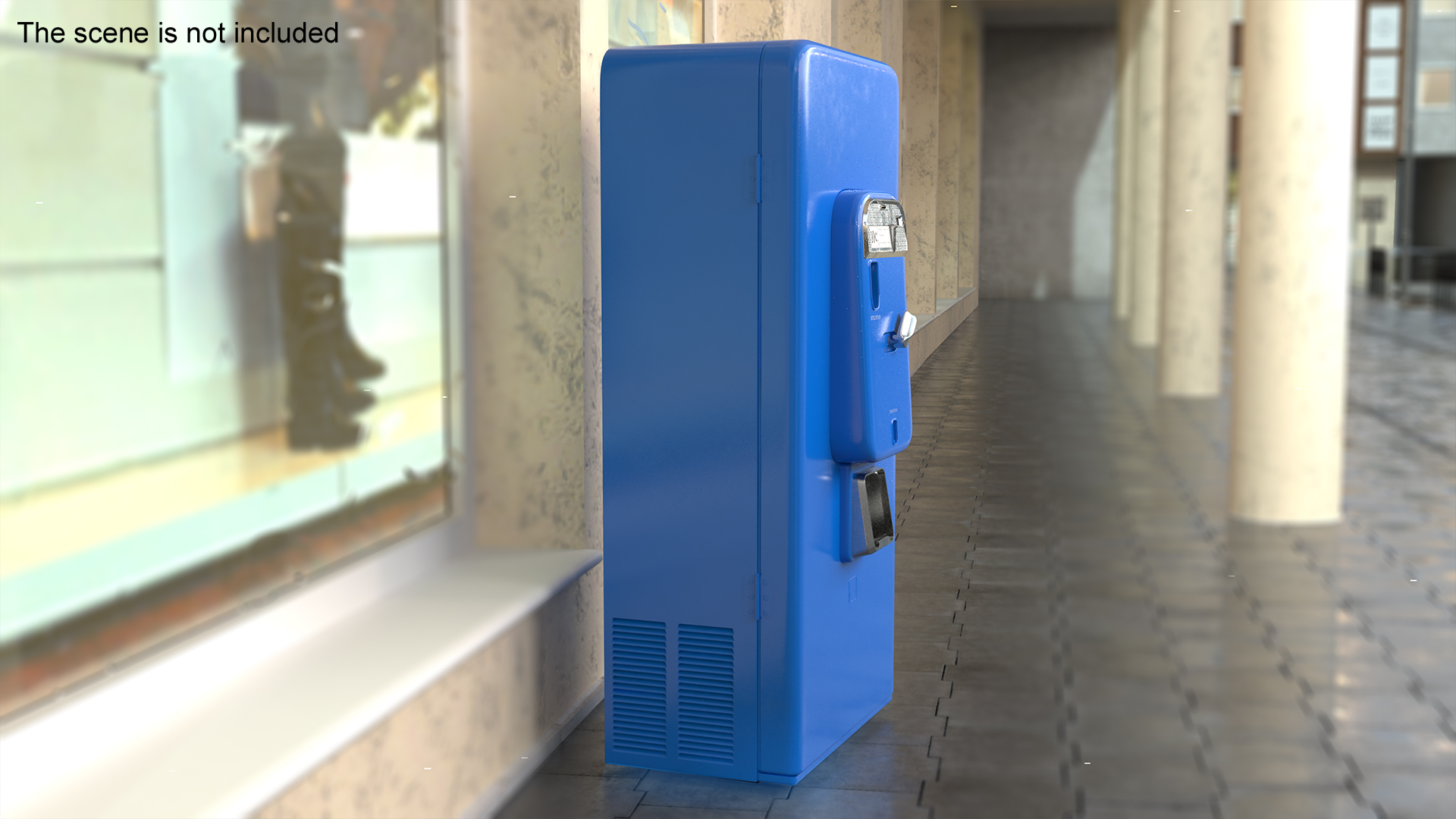 3D Vintage Soda Vending Machine model