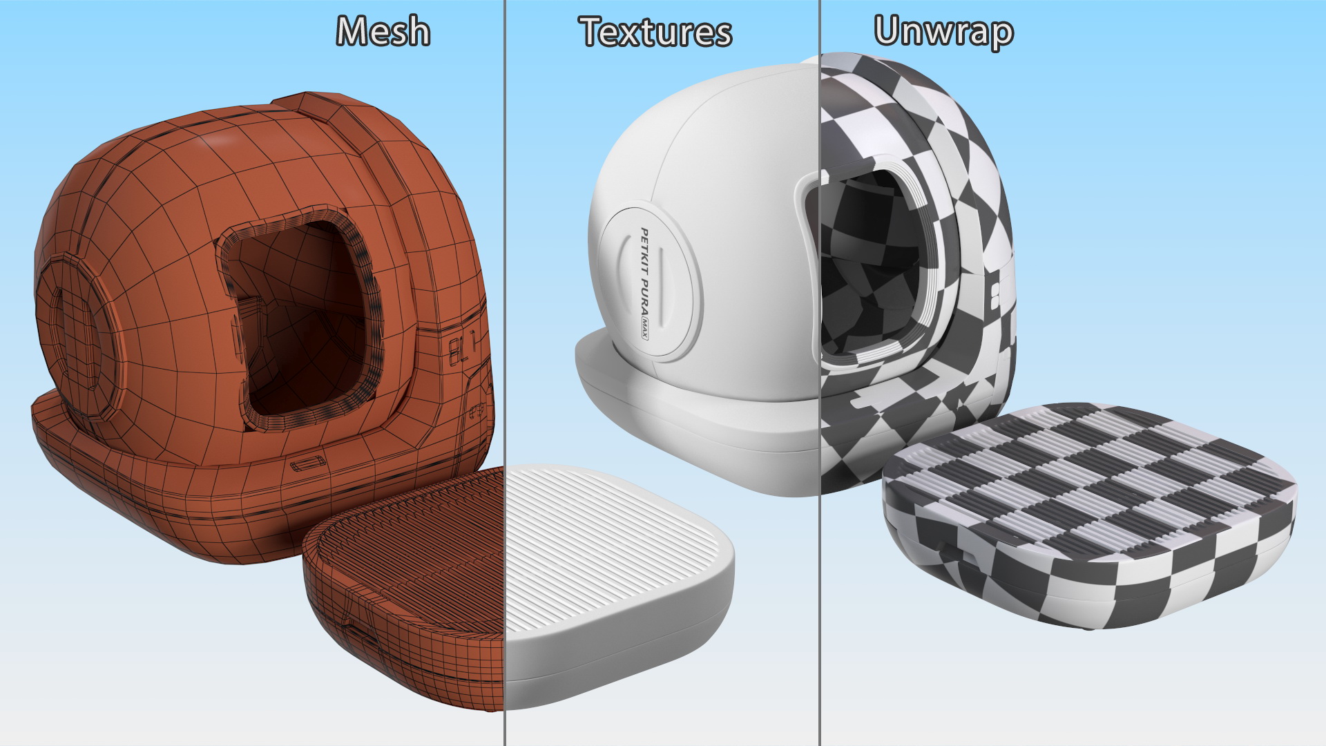3D model Cat Litter Box Petkit Pura Max