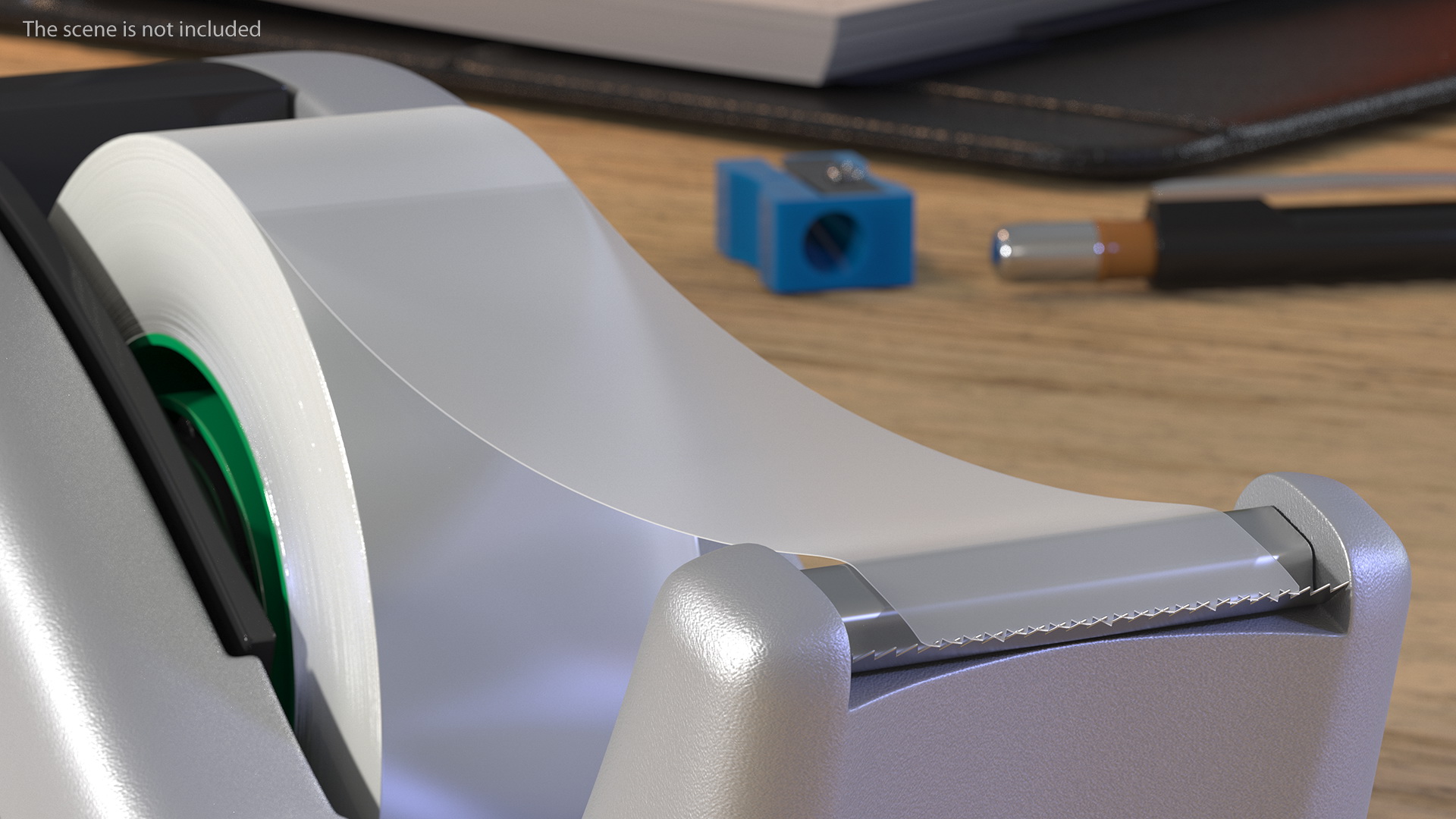 3D Scotch C60ST Desk Tape Dispenser White model