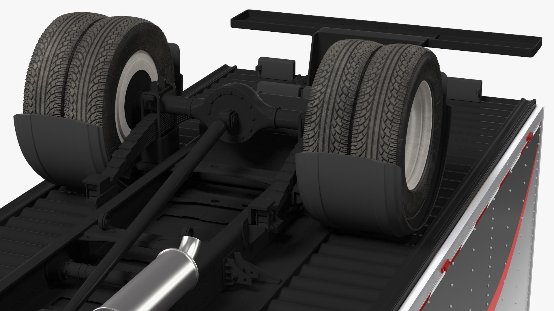 Box Truck Isuzu NPR 2018 Rigged Your Brand 3D