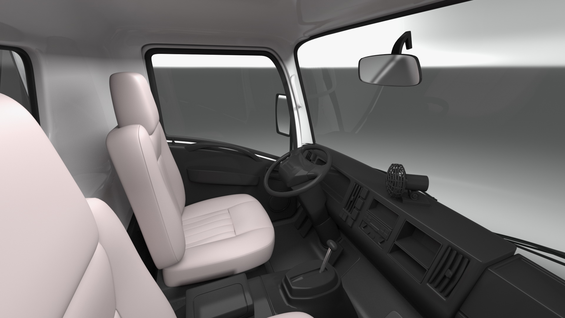 Box Truck Isuzu NPR 2018 Rigged Your Brand 3D