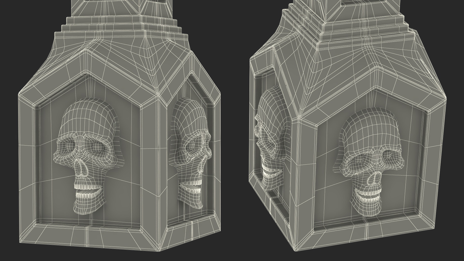 Halloween Tombstone 3D model