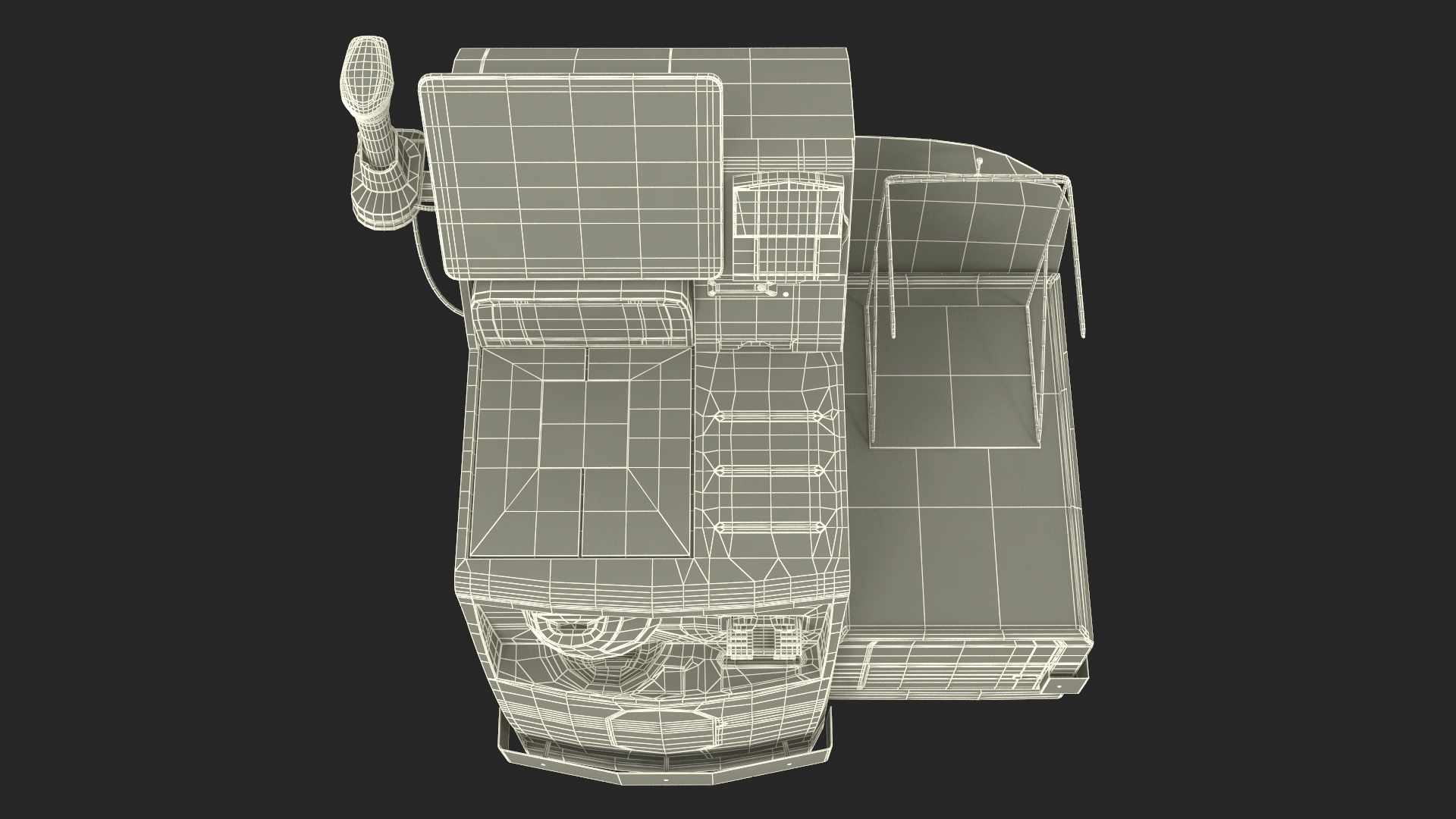 Retail Self Service Checkout Kiosk 3D model