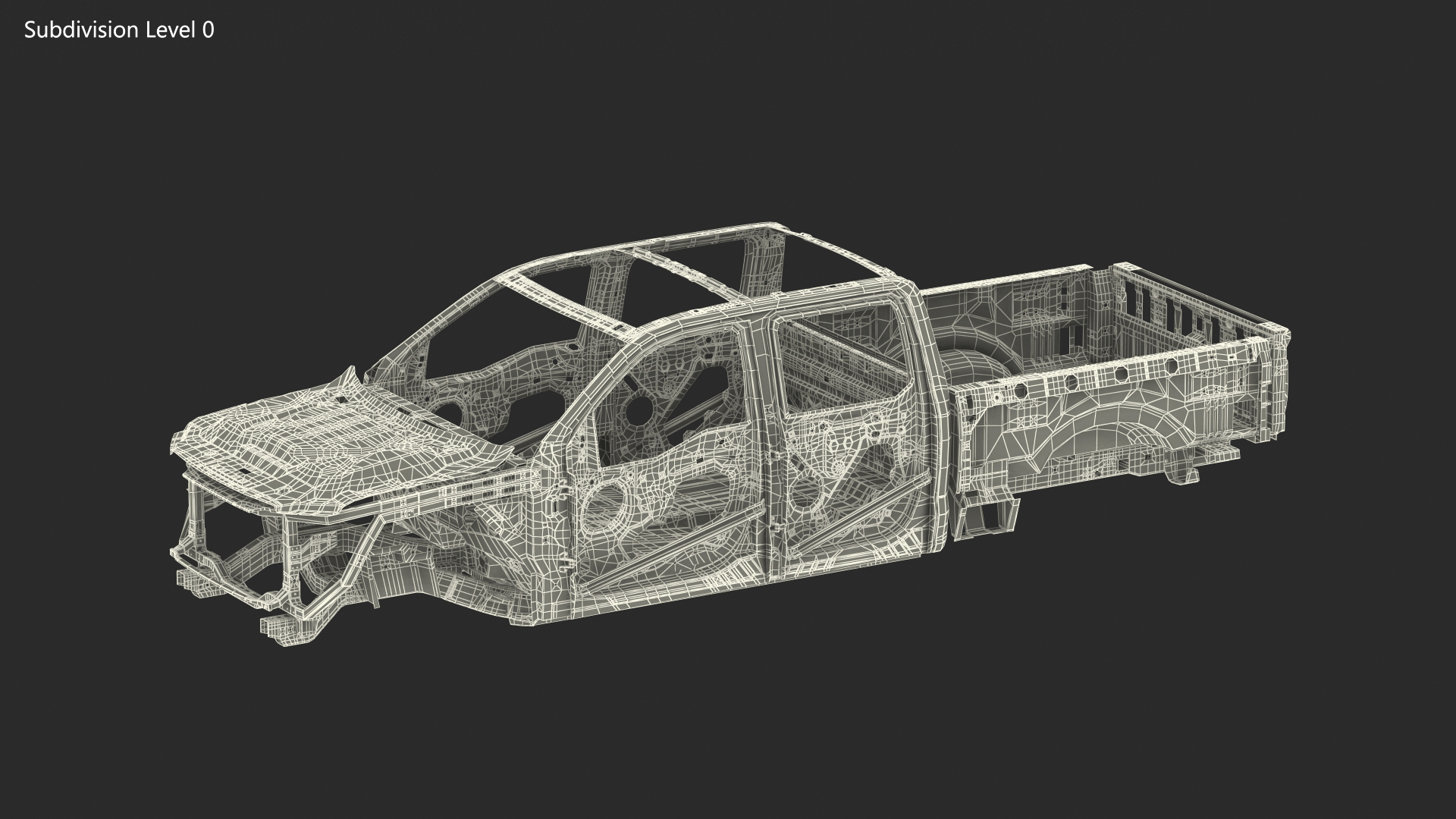 3D Car Frame Pickup