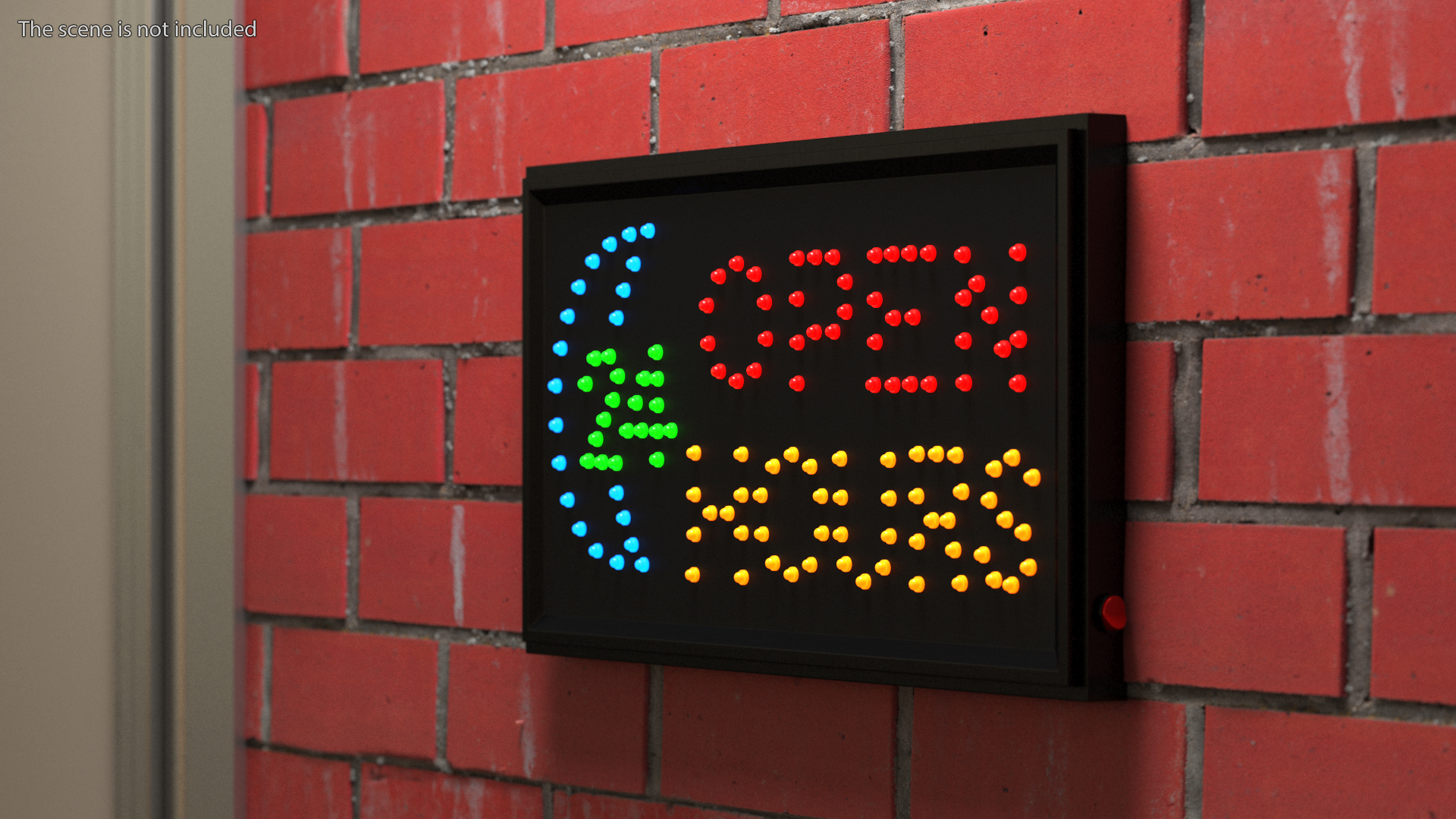 3D LED Sign Decor for Business Open 24 Hours