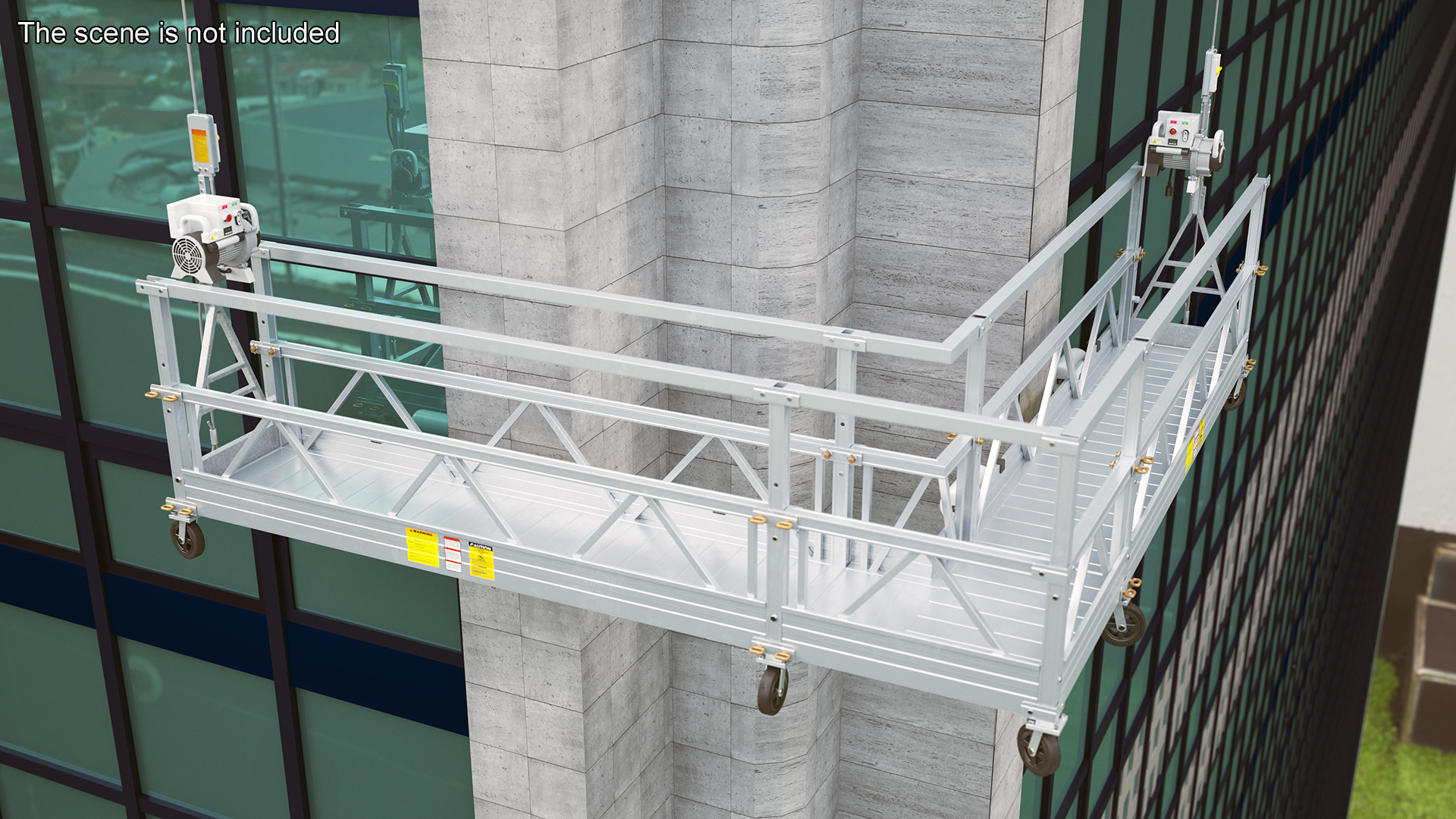 3D Window Cleaning Corner Platform