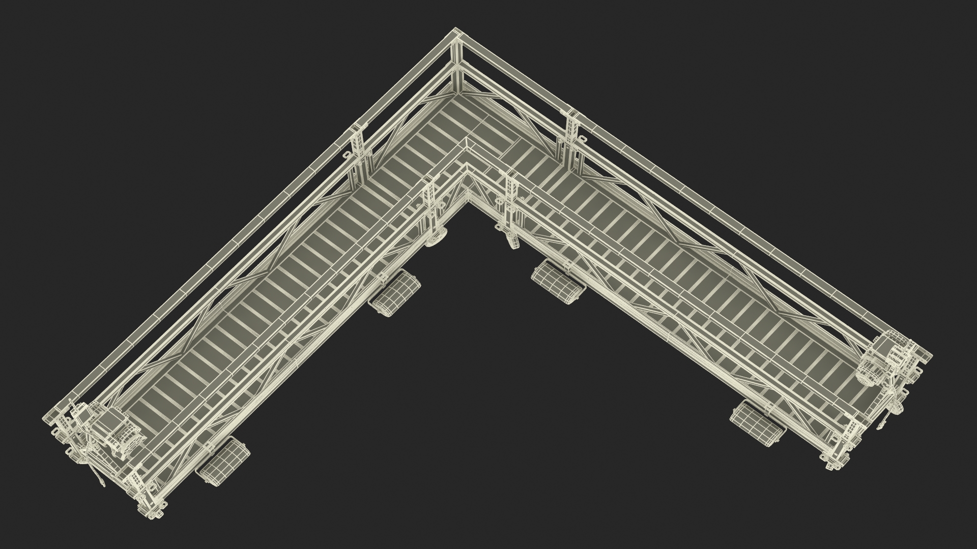 3D Window Cleaning Corner Platform