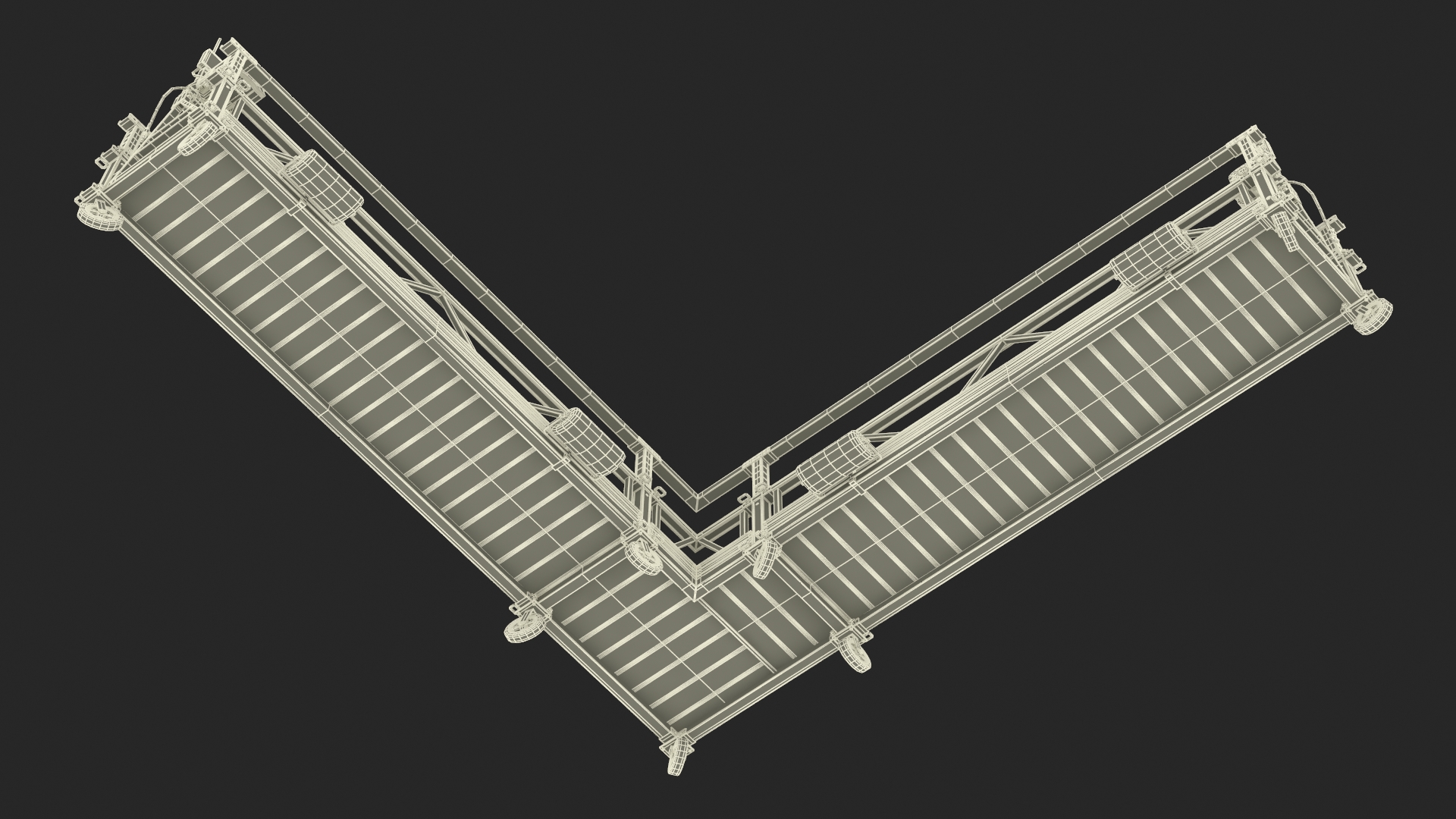 3D Window Cleaning Corner Platform
