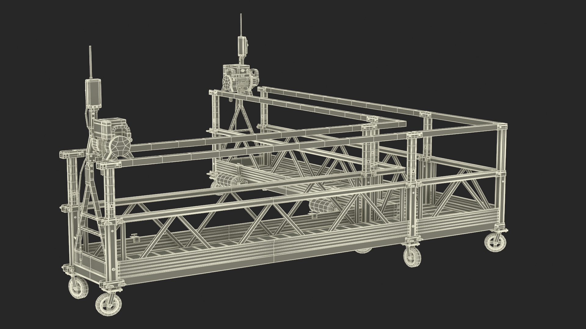 3D Window Cleaning Corner Platform