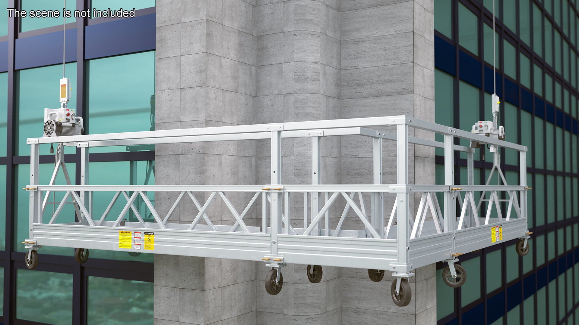 3D Window Cleaning Corner Platform
