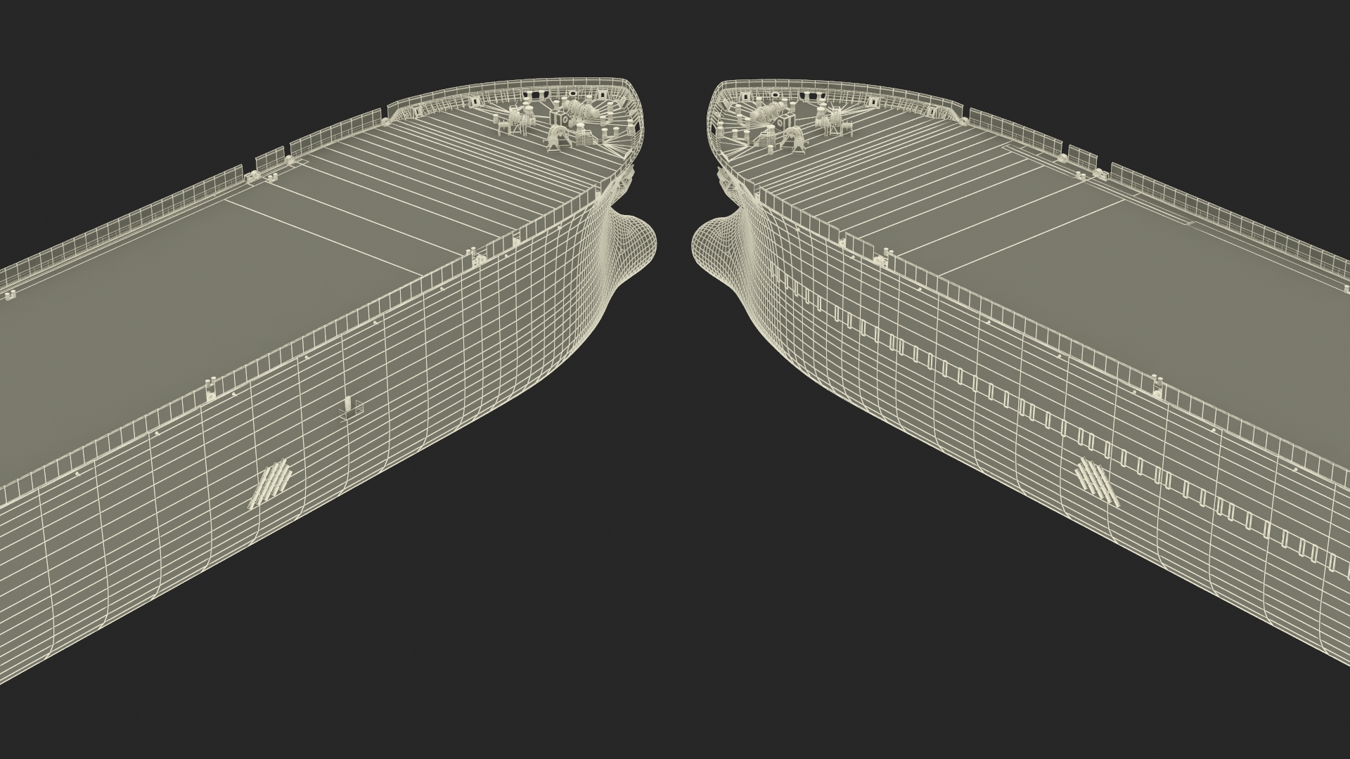 3D model Unladen Cargo Tanker