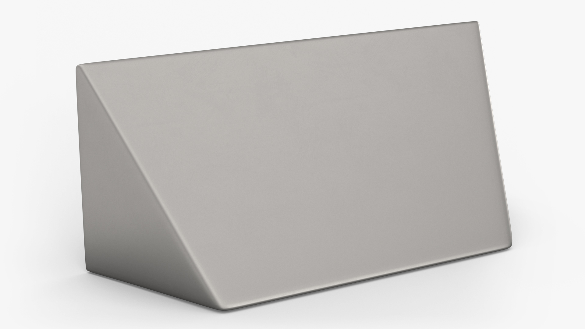 3D model Kitchen Cabinet Handle Bin Pull Closed Silver