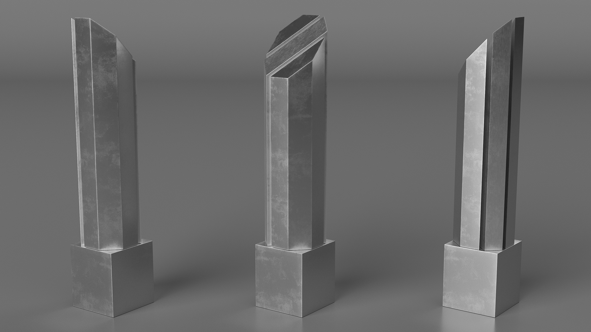 3D Silver Trophy model