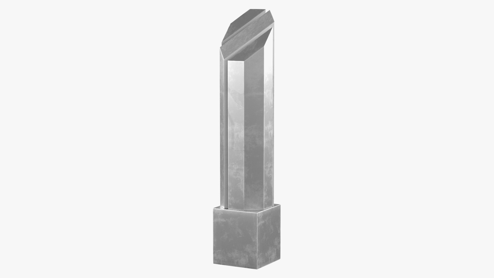 3D Silver Trophy model