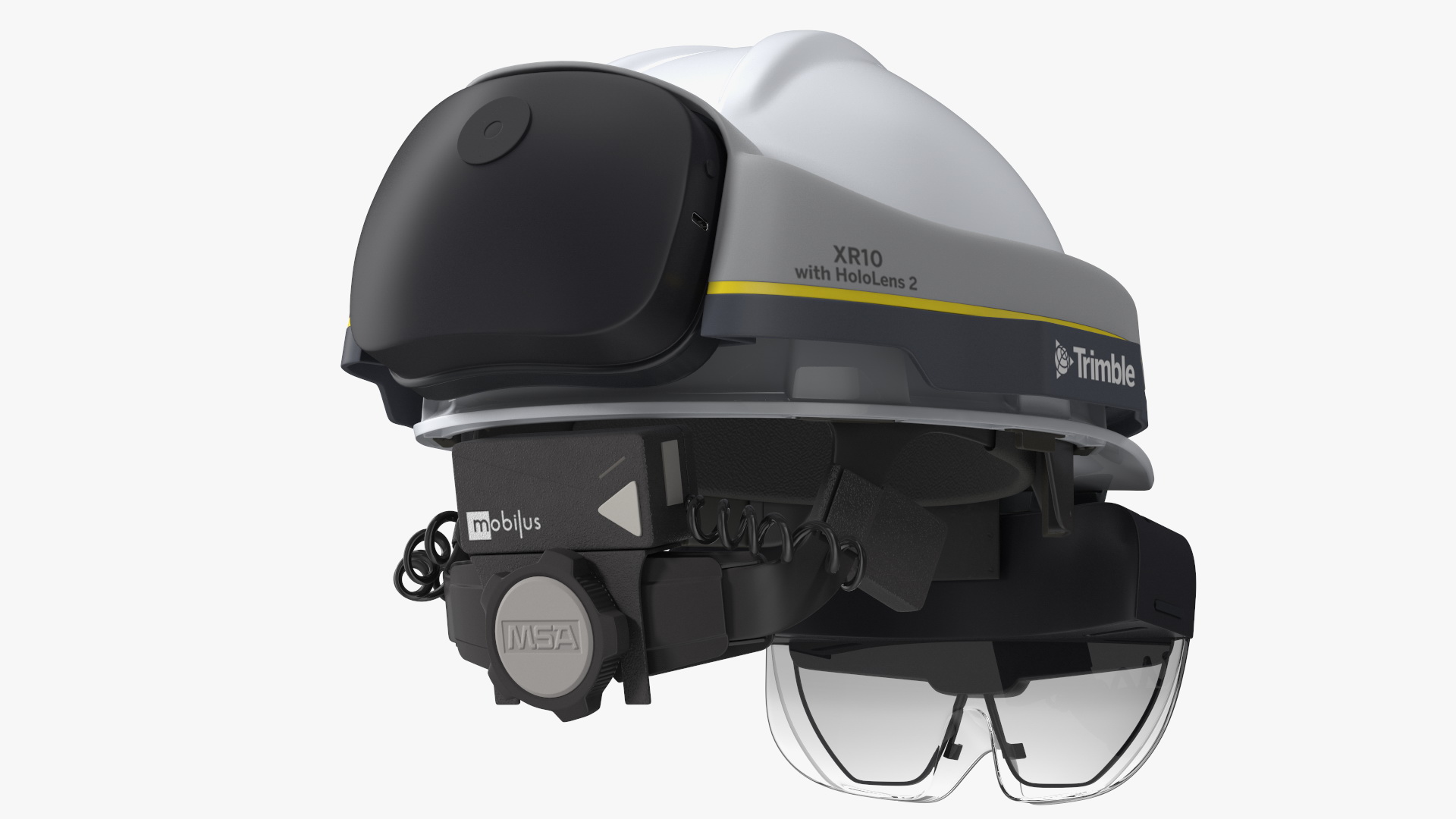 3D model Trimble XR10 HoloLens 2 Helmet