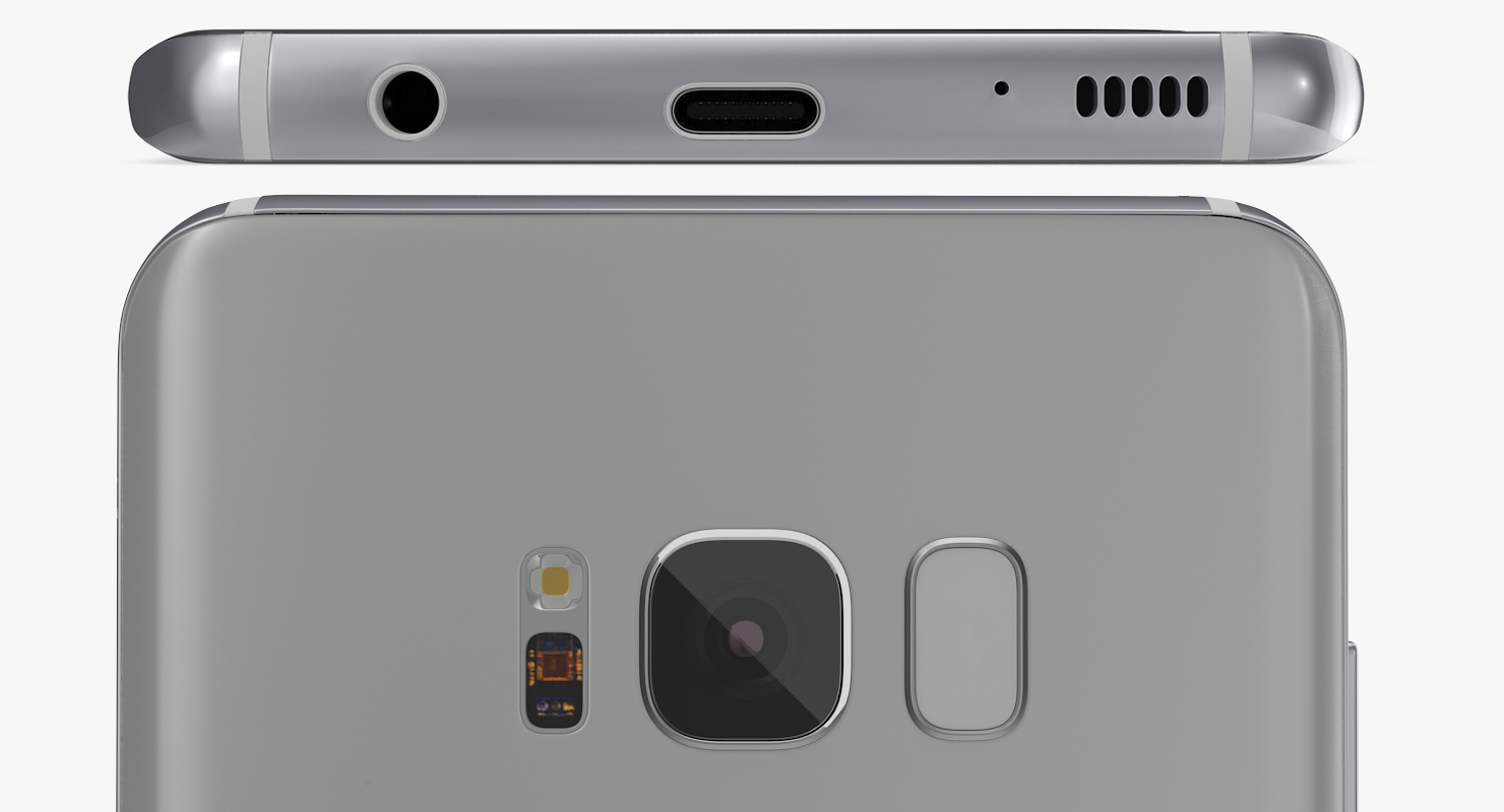 3D Samsung Galaxy S8 Plus Arctic Silver