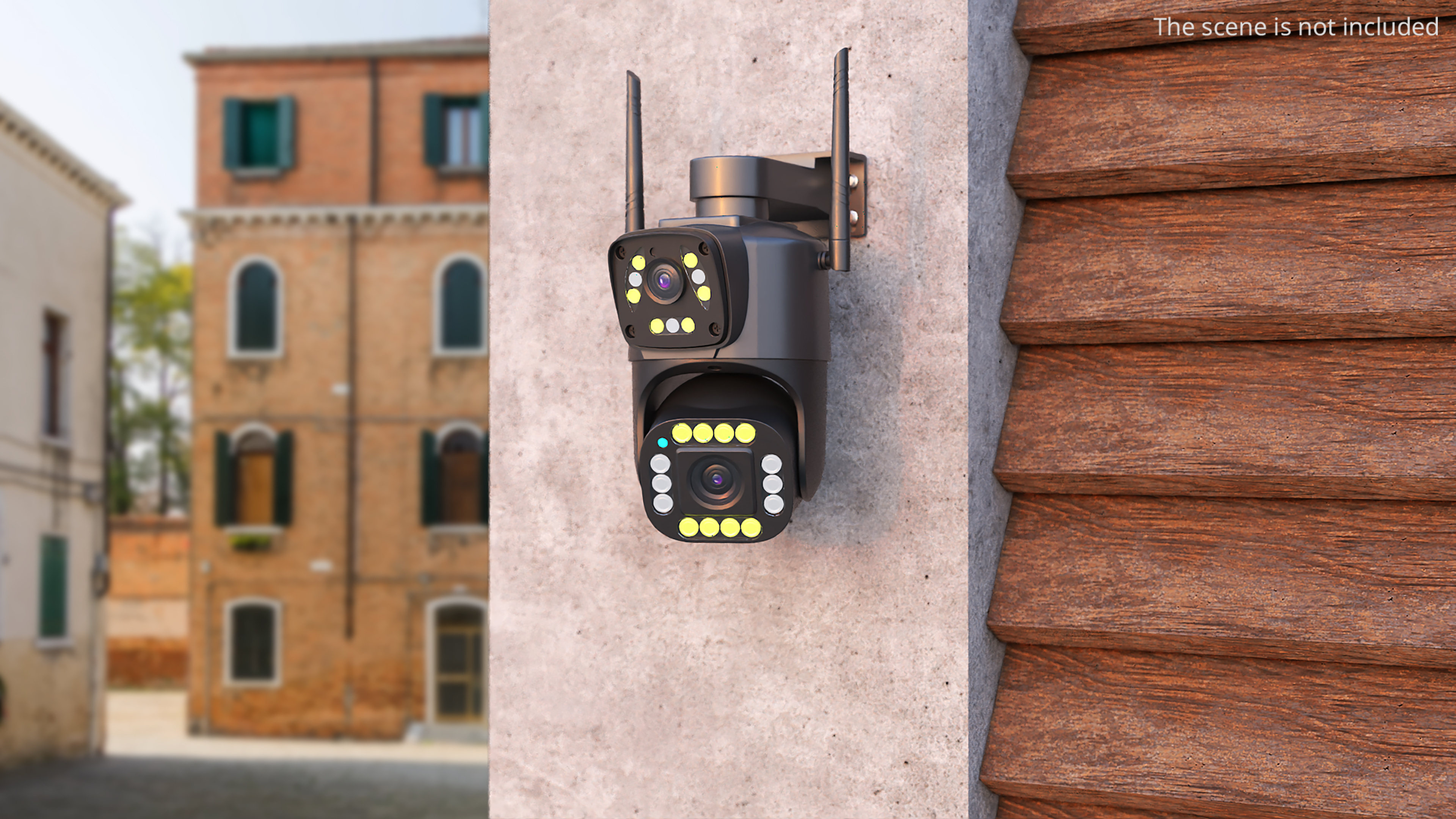 Dual Lens Security Camera, view 4