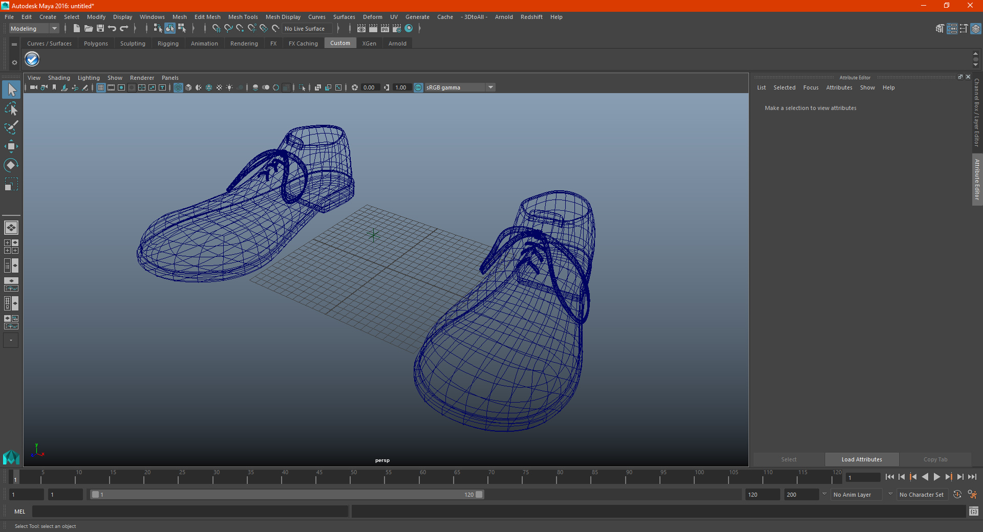 3D Clown Shoes