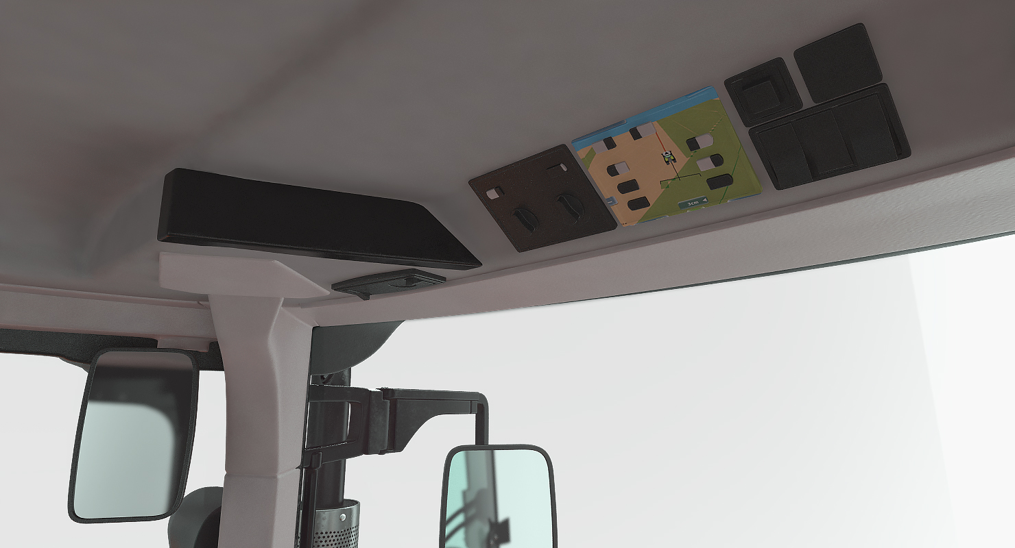 Generic Tractor Detailed Interior Dirty 3D model