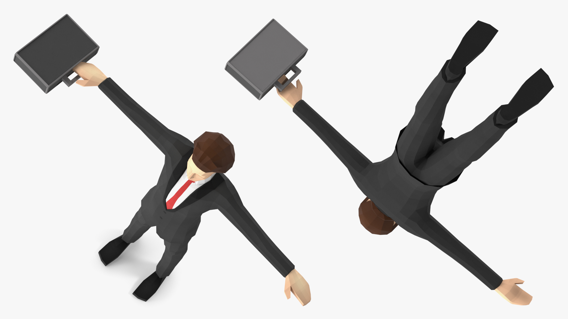 3D Businessman Low Poly Rigged for Cinema 4D