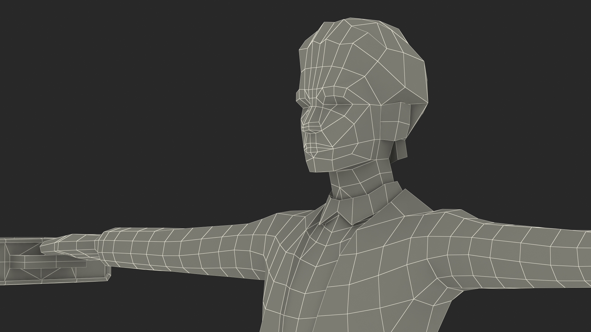 3D Businessman Low Poly Rigged for Cinema 4D