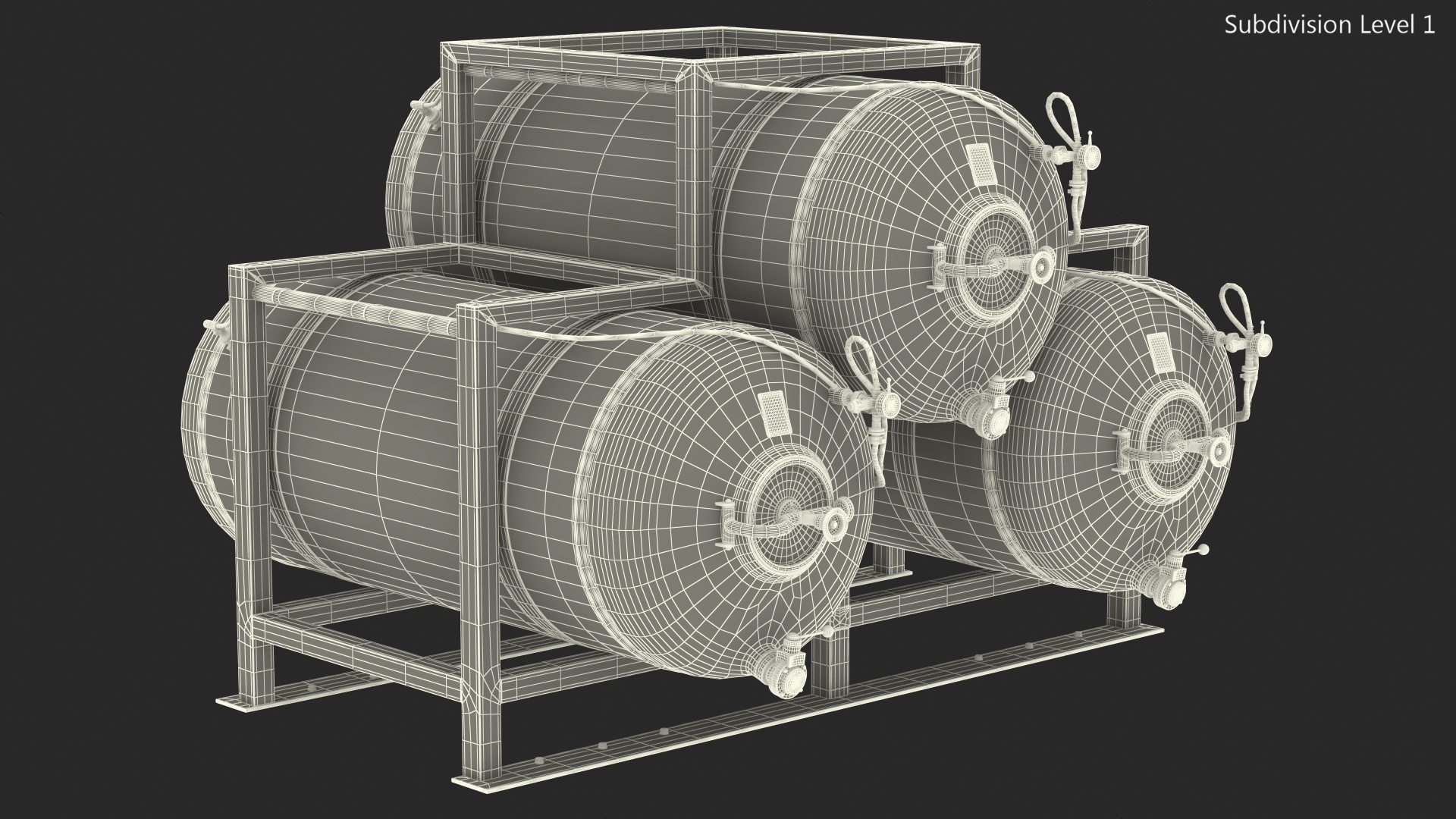 3D model Impiantinox Easybrau Velo Inliner Beer Tank System