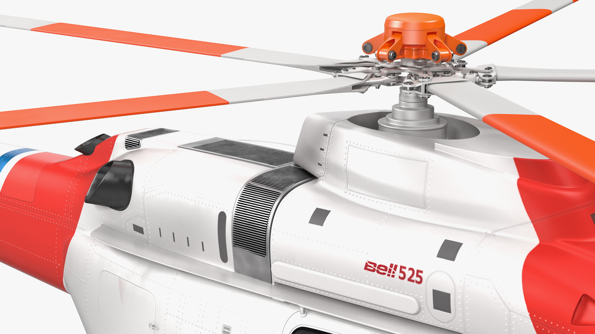 3D model Bell 525 Relentless Paramedic Helicopter