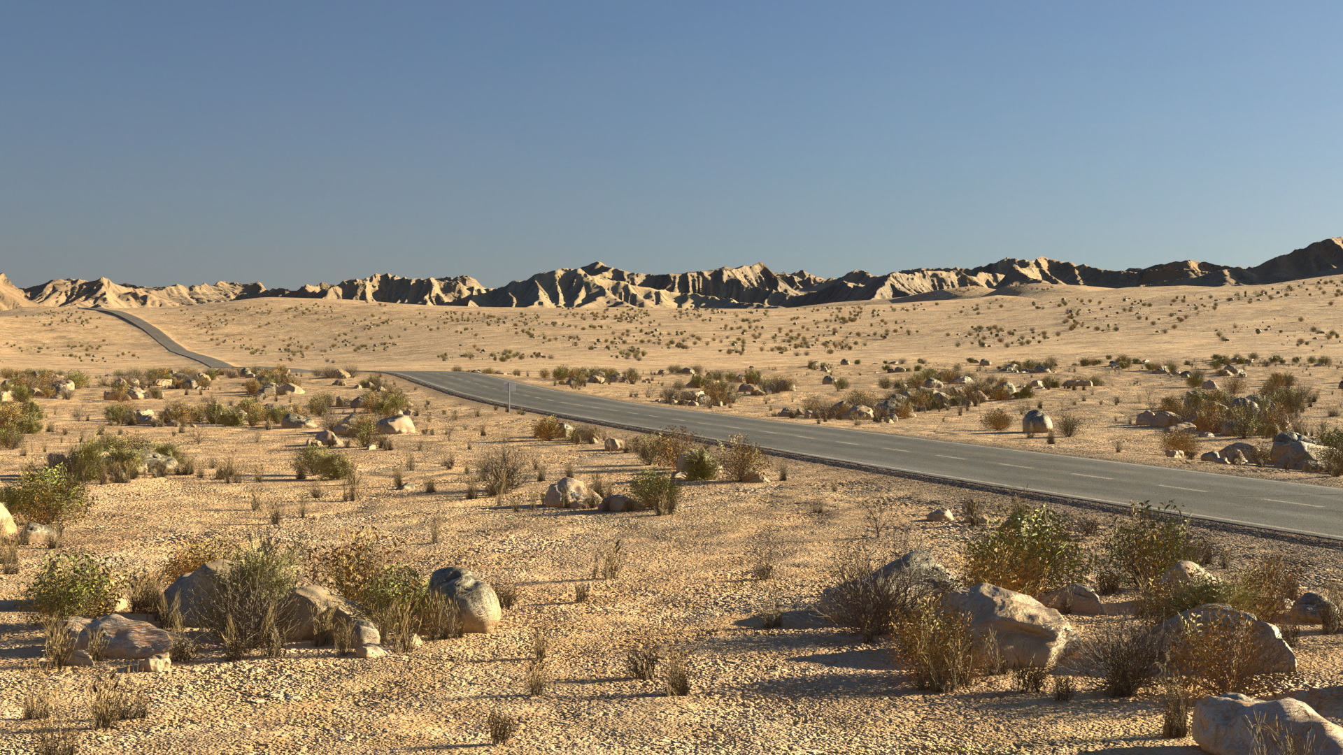 Desert Road, view 3