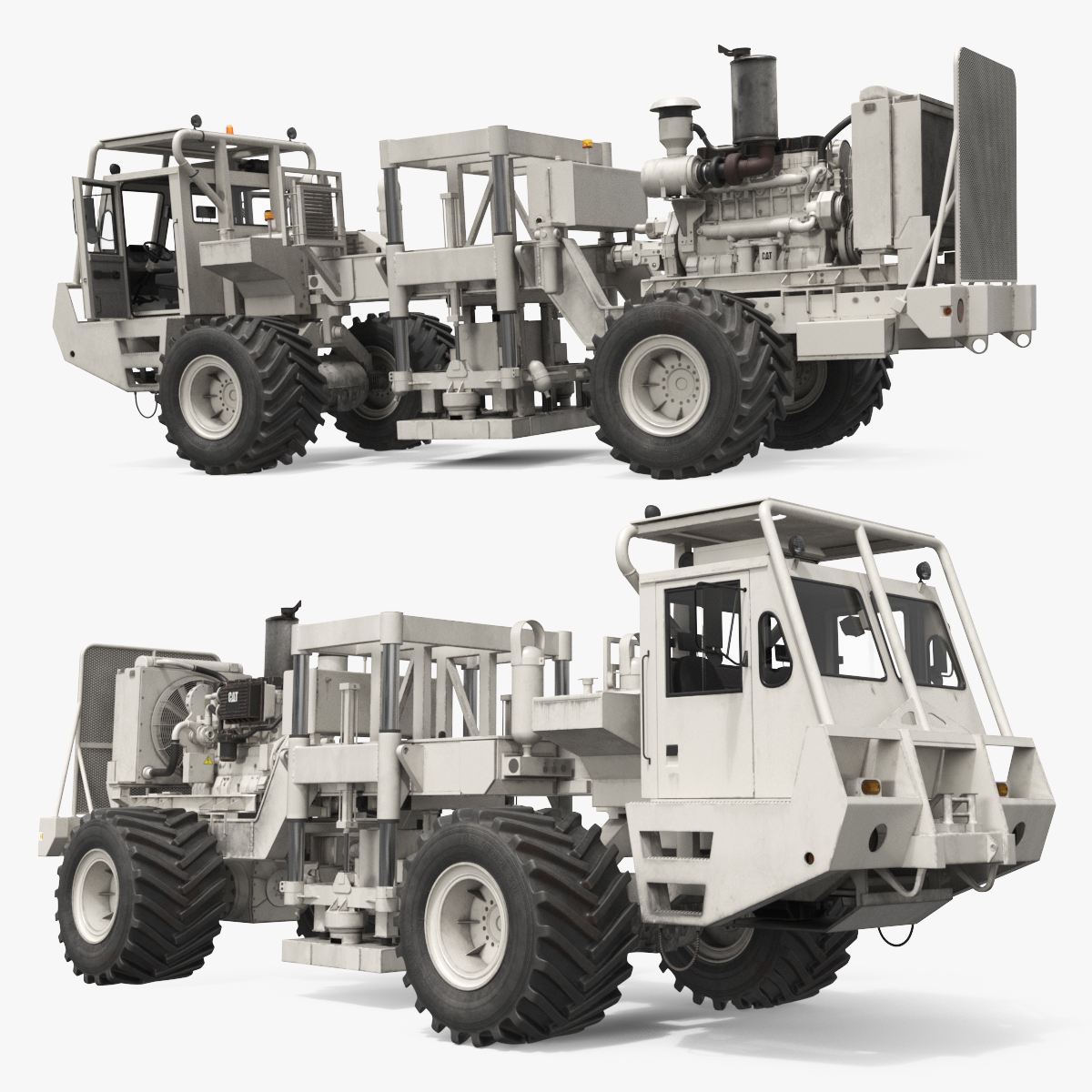 Land Seismic Vibrator Truck Simplified