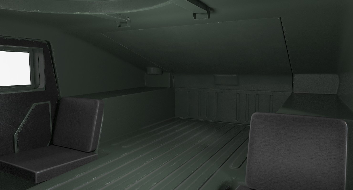 Humvee M1151 Rigged 3D model