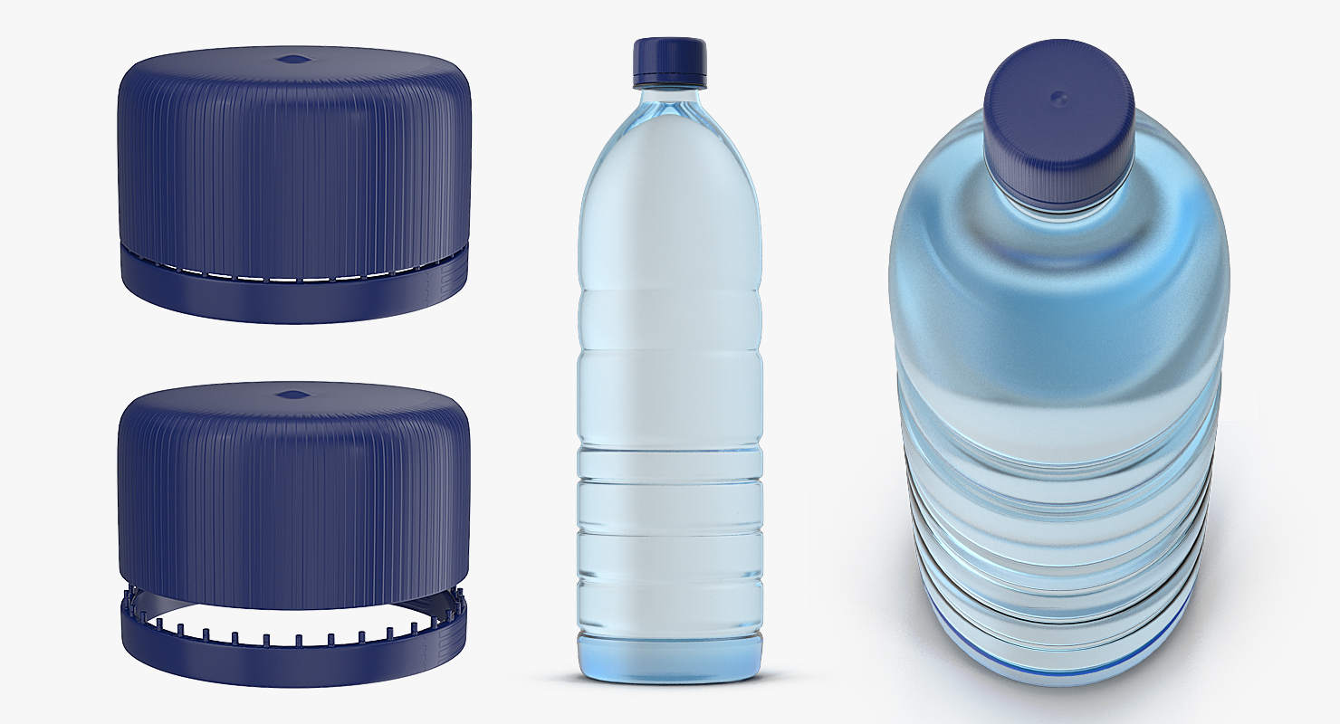 Plastic Water Bottle 2 3D