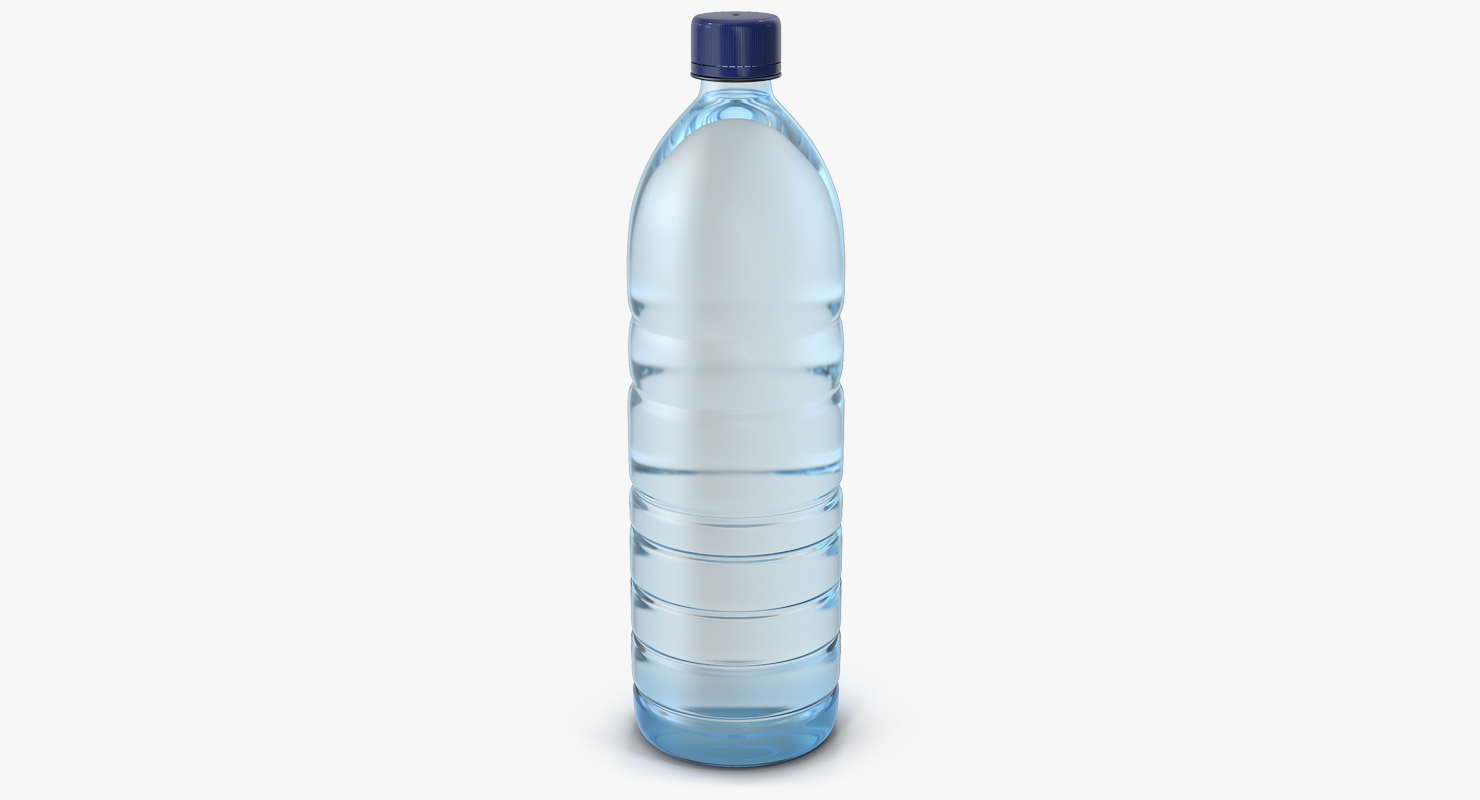 Plastic Water Bottle 2 3D