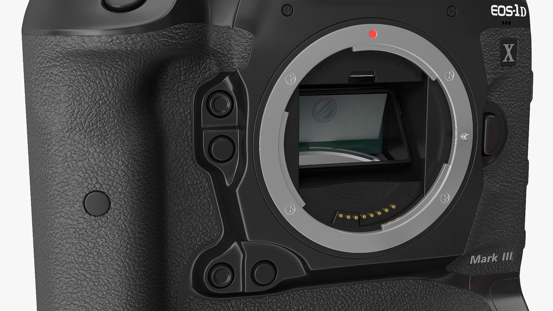 3D model Canon 1DX with Zoom Lens 24 70