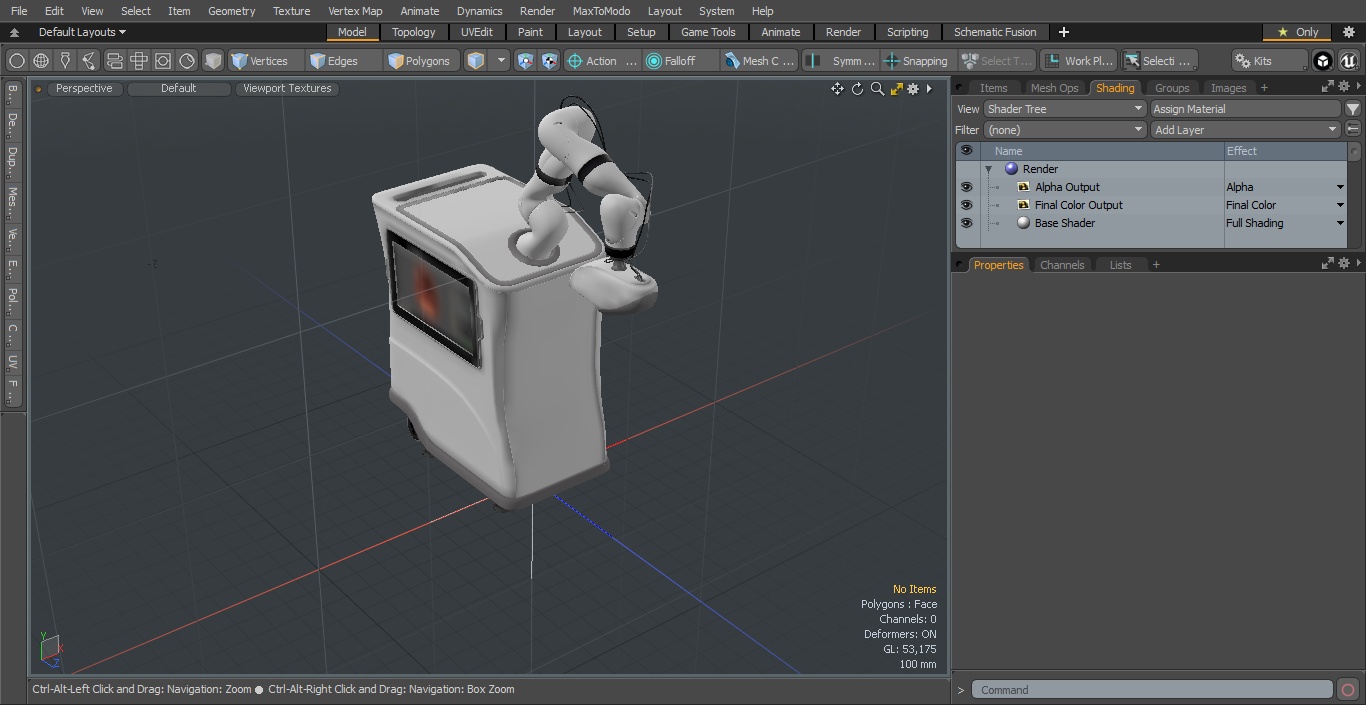 3D model ARTAS Robotic Hair Restoration