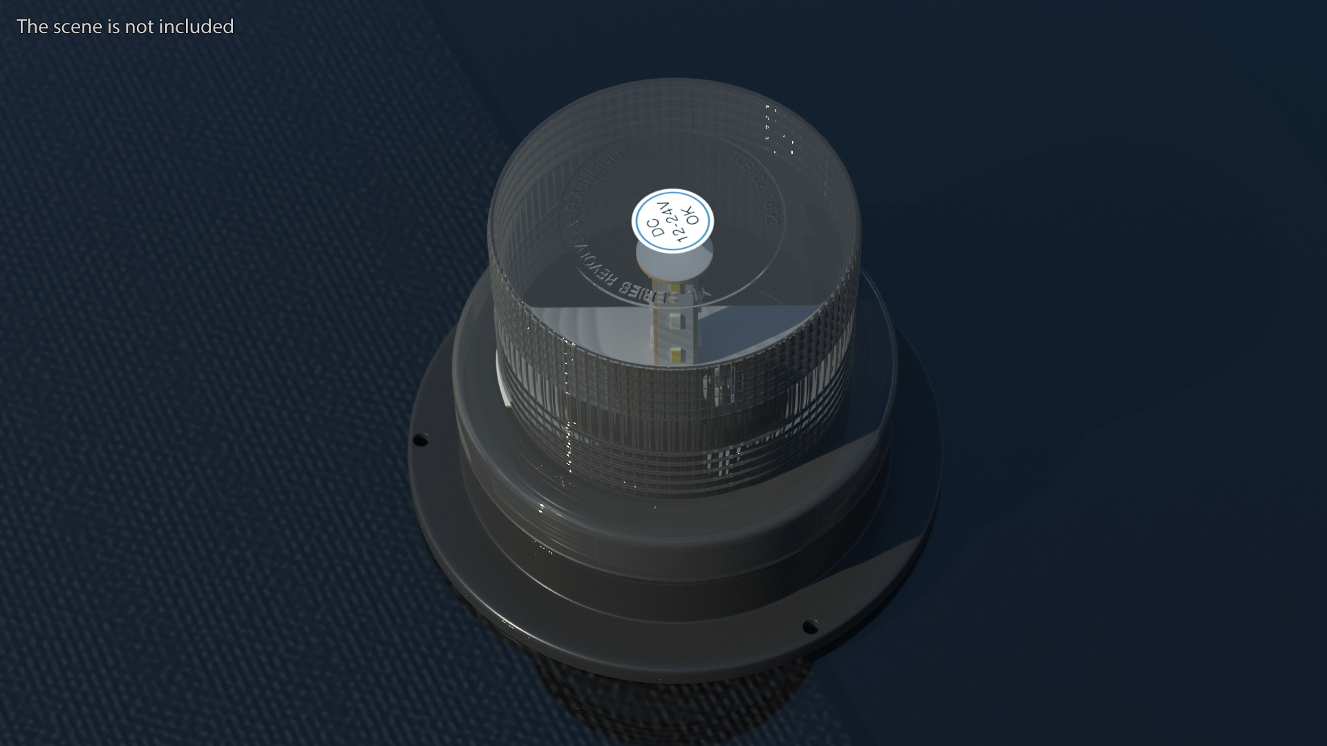 LED Beacon Transparent 3D