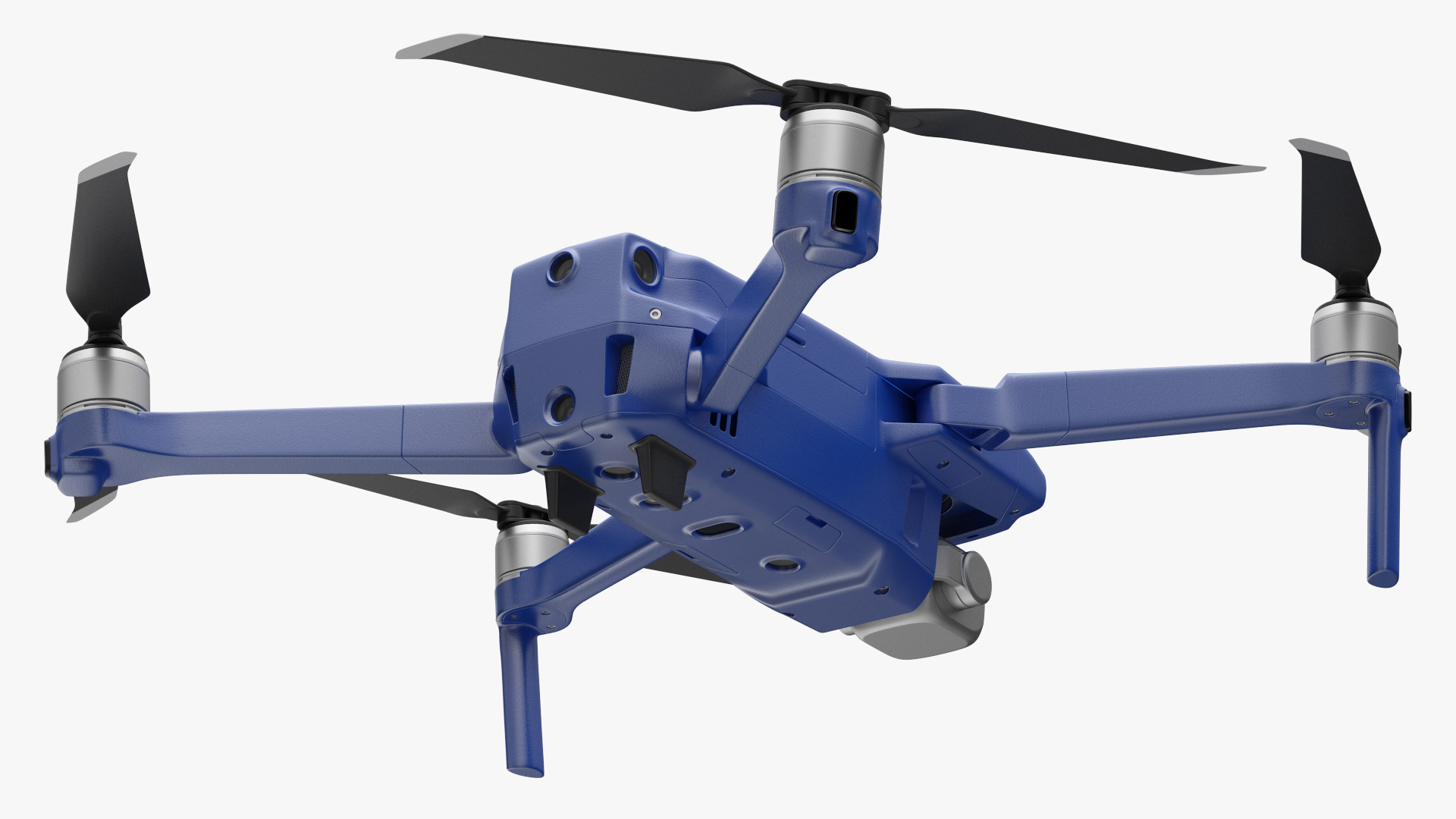 Quadcopter Aerial Drone with Gimbal Mounted Camera Rigged 3D