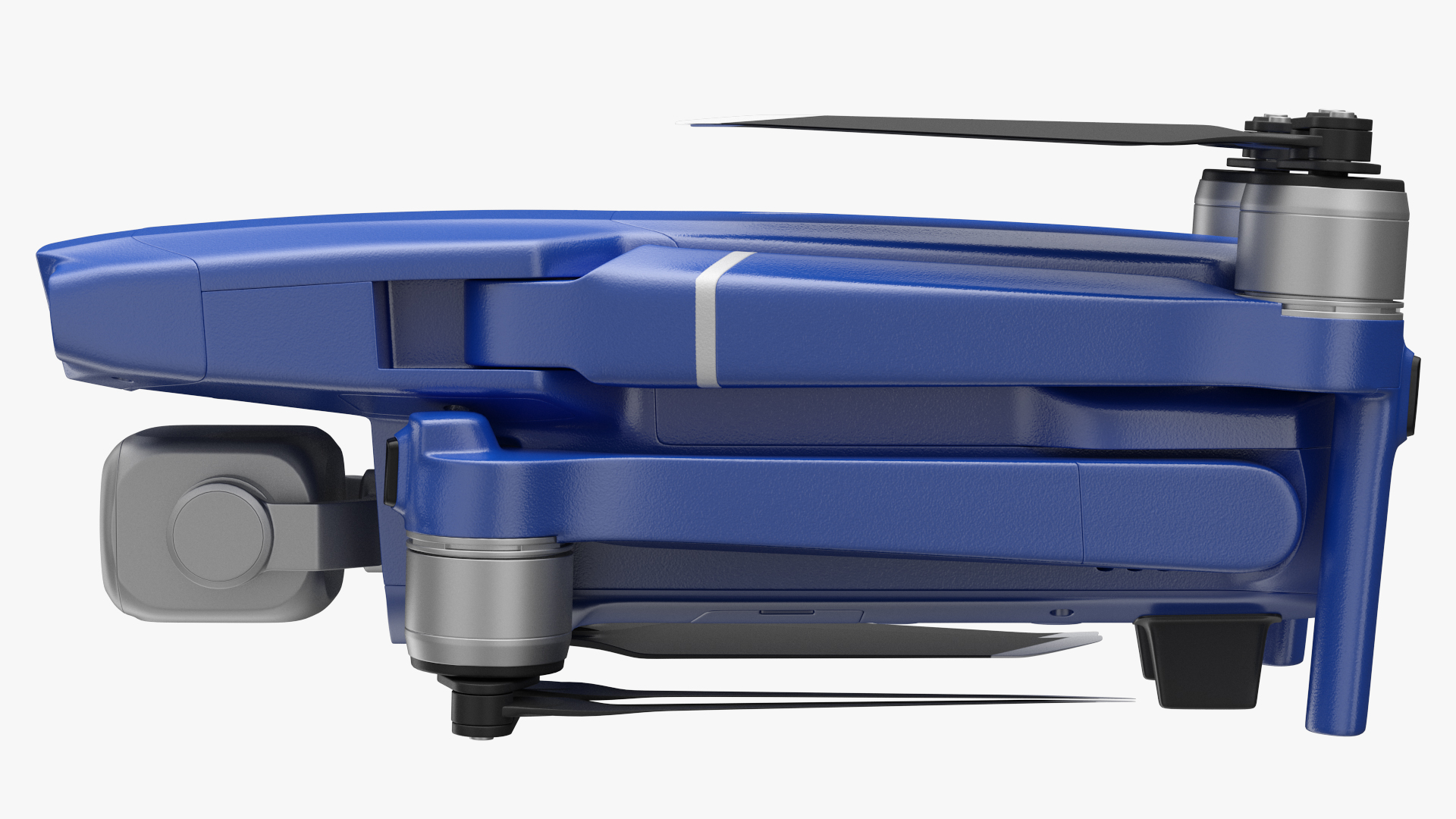 Quadcopter Aerial Drone with Gimbal Mounted Camera Rigged 3D