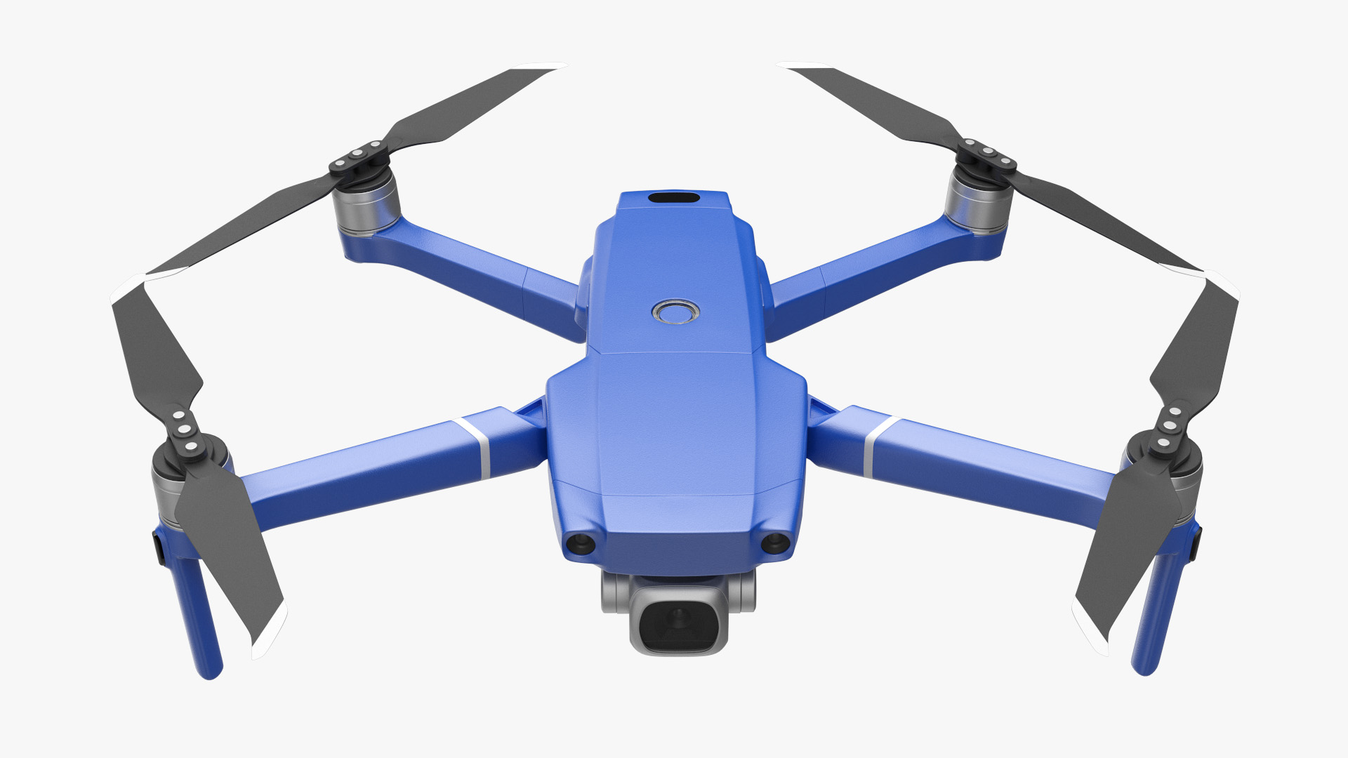 Quadcopter Aerial Drone with Gimbal Mounted Camera Rigged 3D