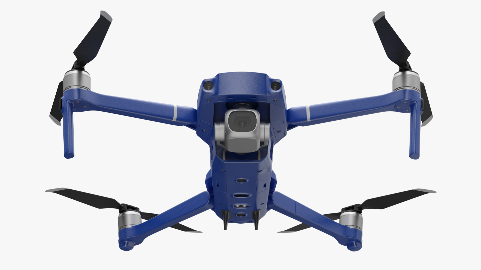 Quadcopter Aerial Drone with Gimbal Mounted Camera Rigged 3D