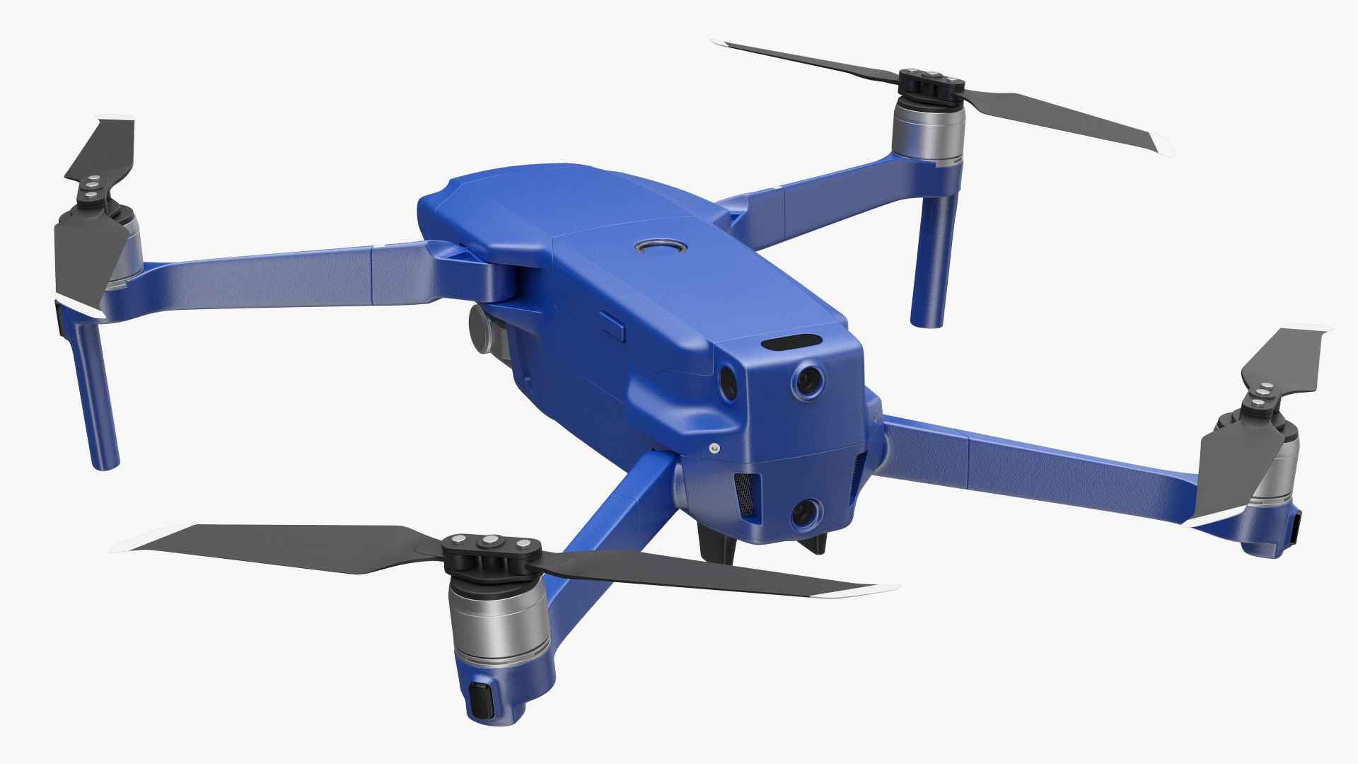 Quadcopter Aerial Drone with Gimbal Mounted Camera Rigged 3D