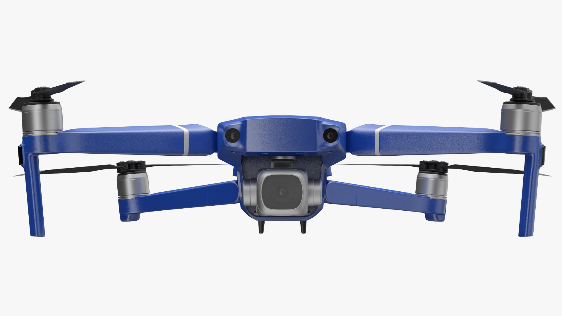 Quadcopter Aerial Drone with Gimbal Mounted Camera Rigged 3D